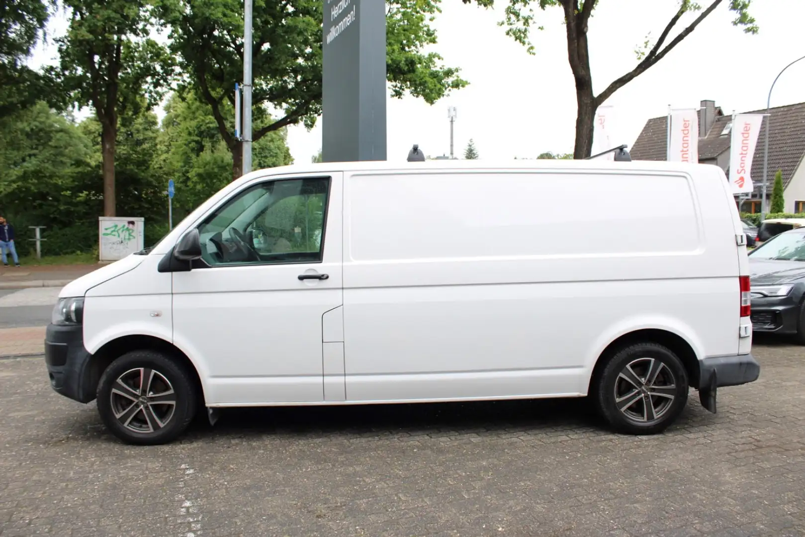 Volkswagen T5 Transporter Kasten-Kombi Kasten lang Weiß - 2