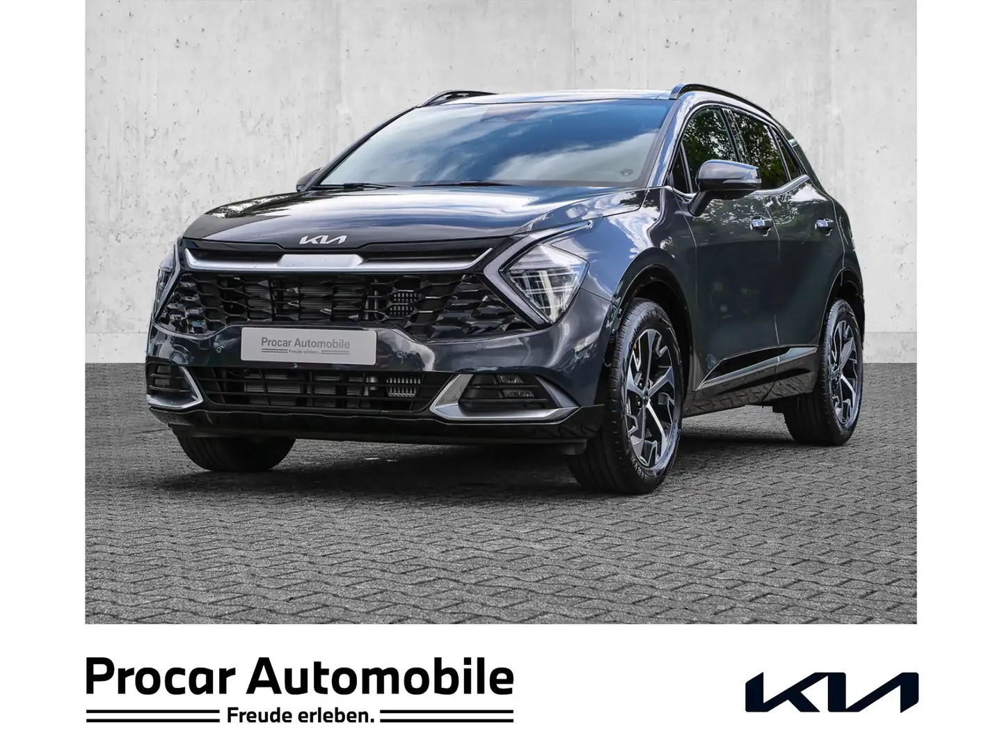 Kia Sportage 1.6 T-GDI 48V Spirit Leder Glasdach Gris - 1