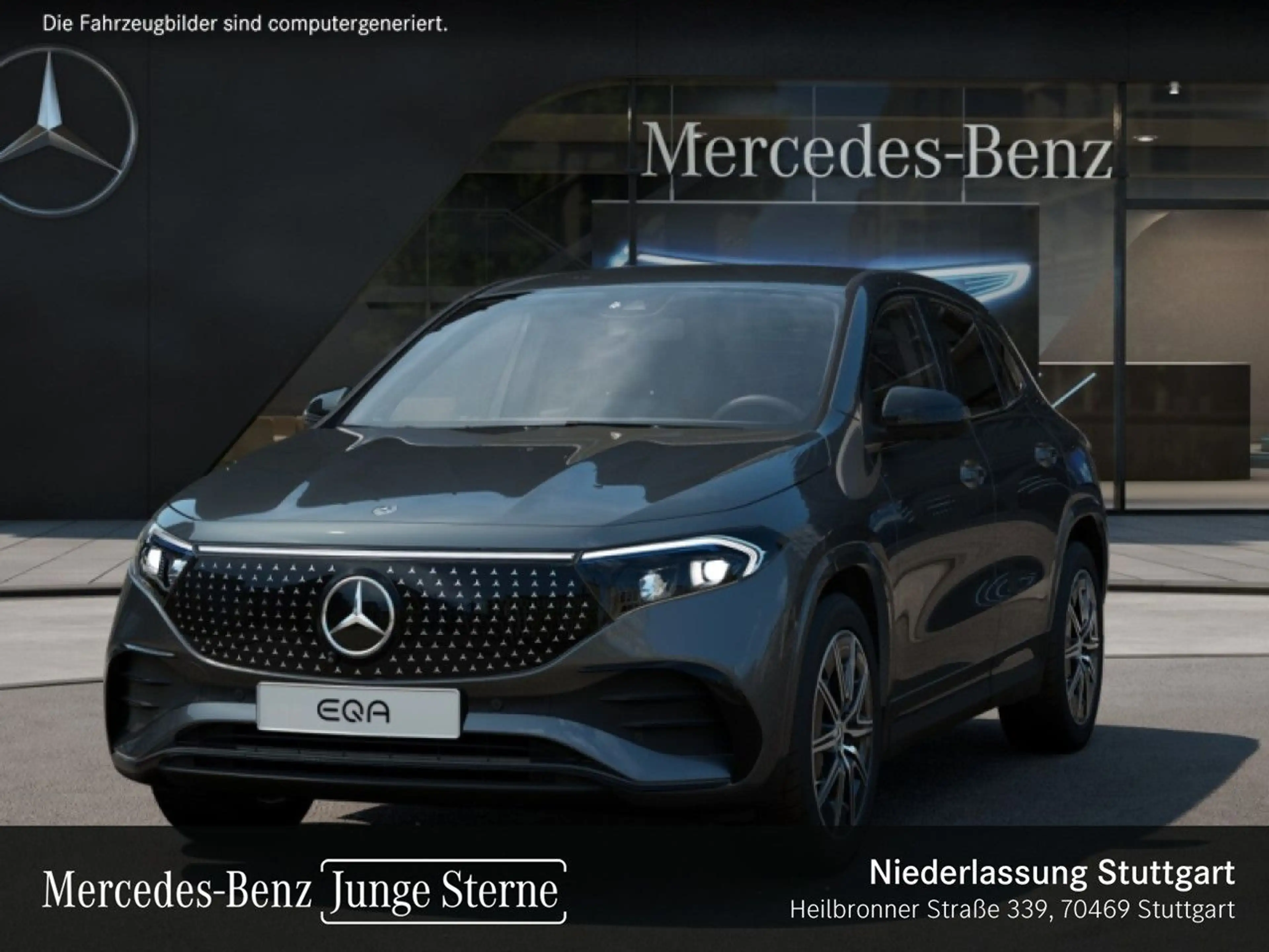 Mercedes-Benz EQA 250 AMG+NIGHT+ADVANCED+360+BURMESTER+SPUR — photo 2