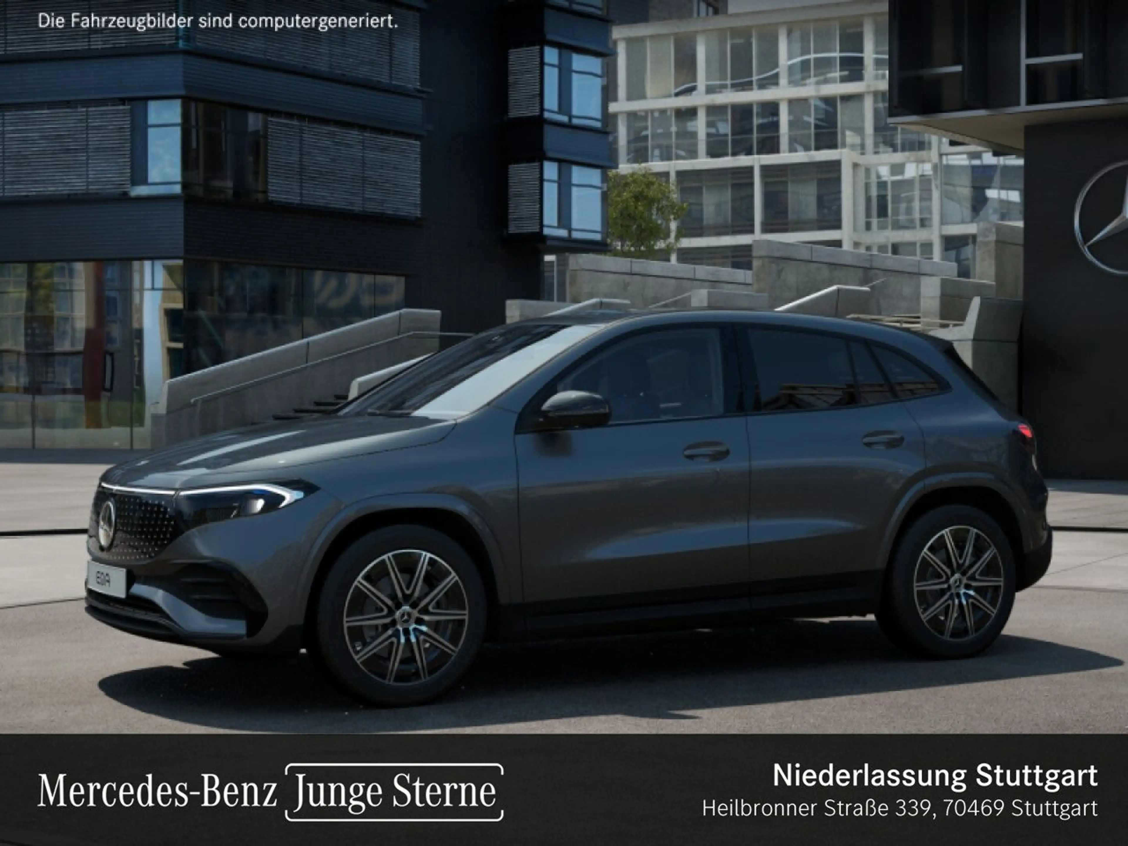 Mercedes-Benz EQA 250 AMG+NIGHT+ADVANCED+360+BURMESTER+SPUR — photo 3