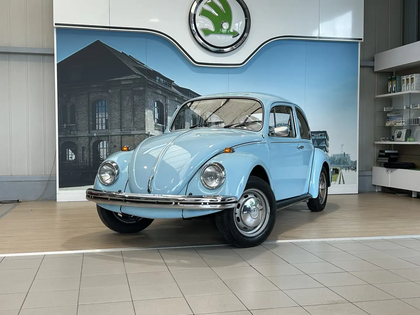 Volkswagen Coccinelle 1300CC•TRAITEMENT DINITROL•BELGE•FULL PAPIER Blauw - 1