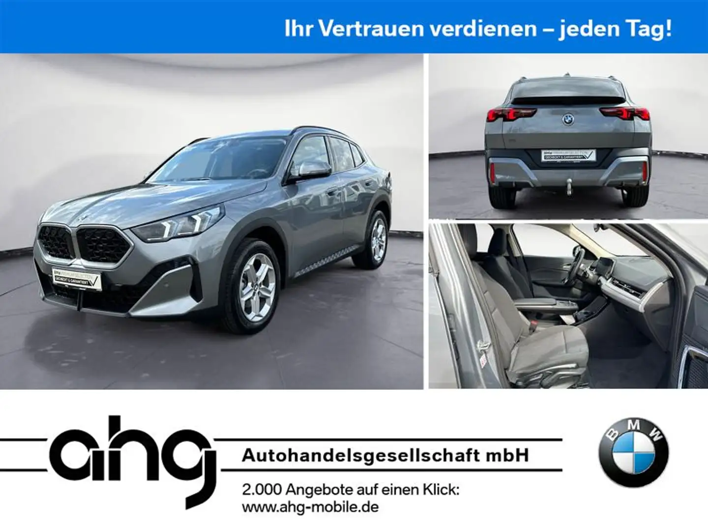 BMW X2 sDrive18d Steptronic Navi Rückfahrkamera AHK Gris - 1