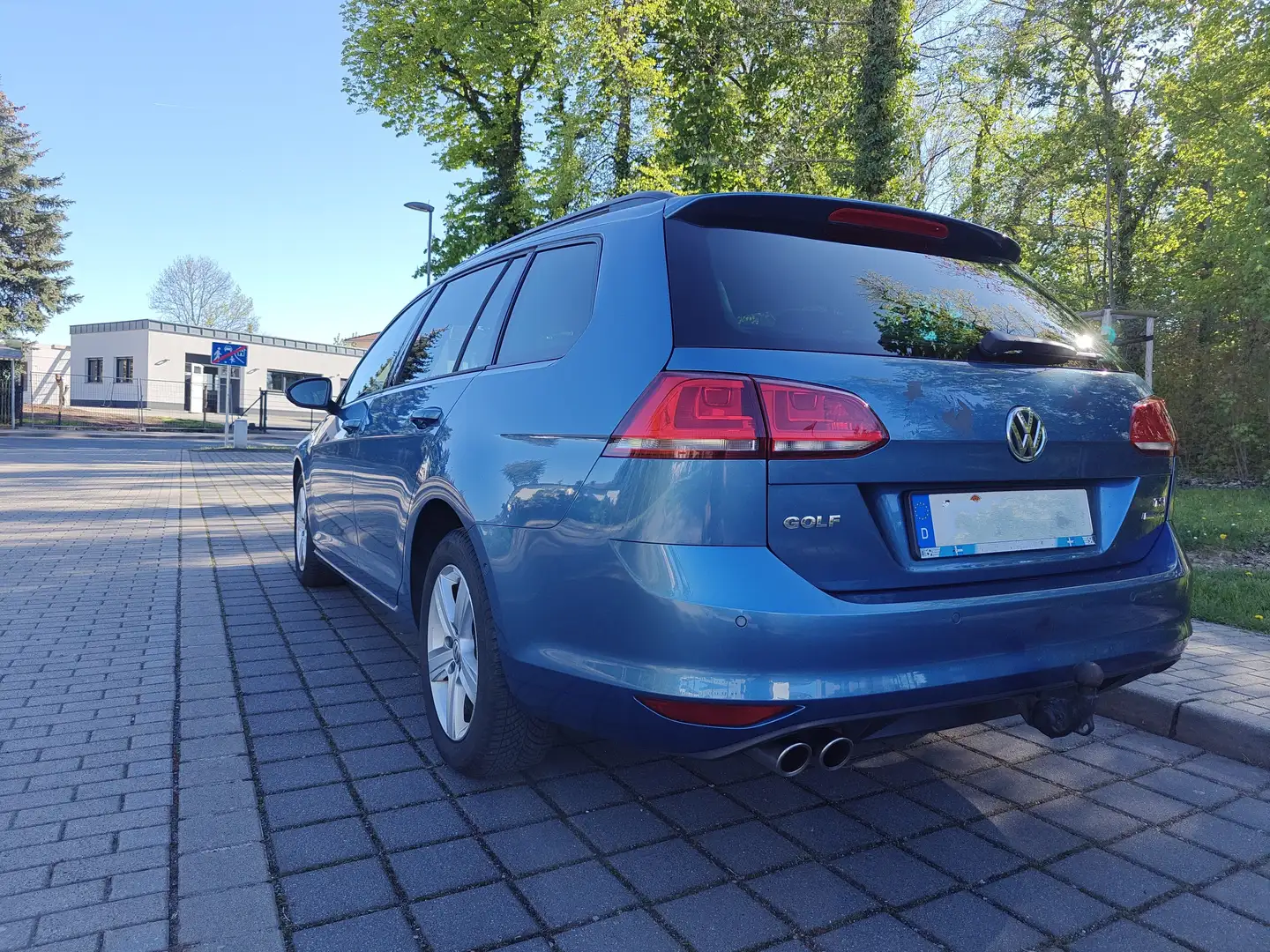 Volkswagen Golf Variant Golf 7 140 PS TSI AHK Standhzg.Einparkassist Azul - 2