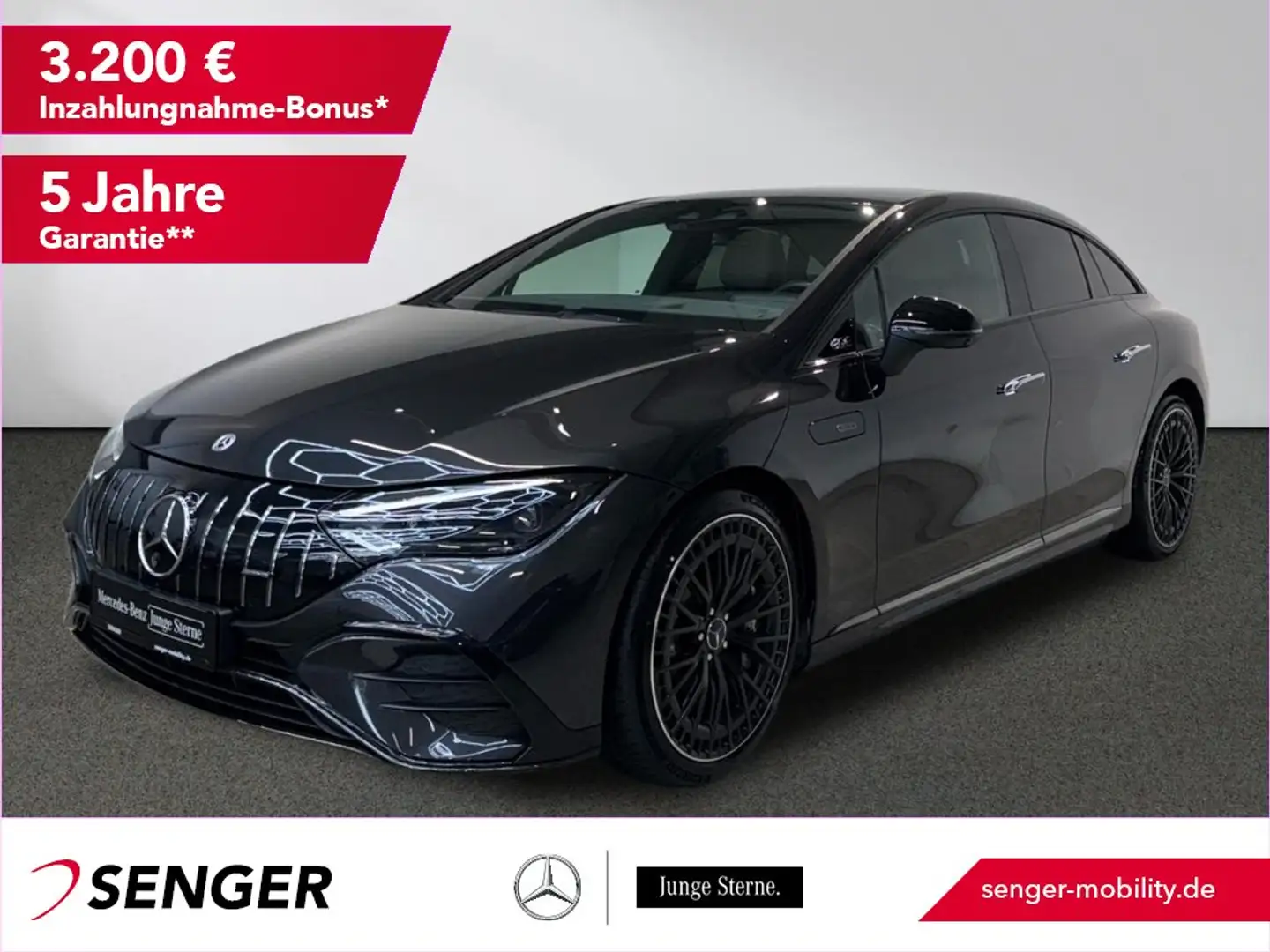 Mercedes-Benz EQE 350 EQE 43 AMG 4M Airmatic Burmester Hinterachslenk. Gris - 1