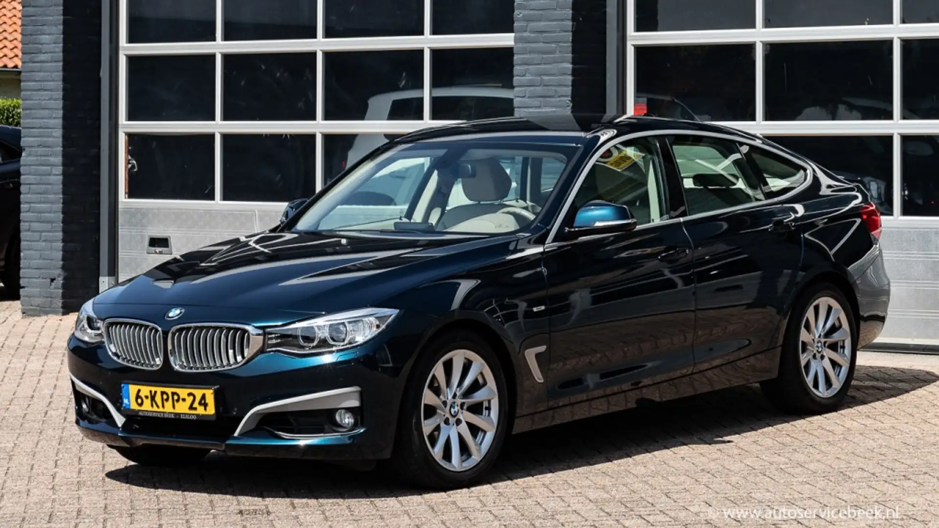 BMW 320 320I GT modern, navi, leder,dealer onderhouden Blauw - 1