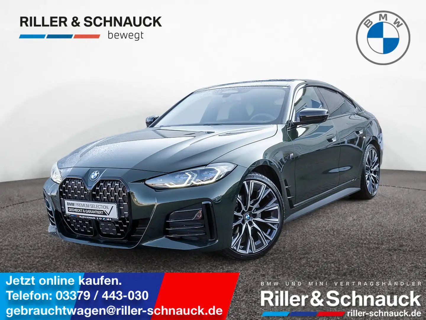 BMW 420 d Gran Coupe xDrive M-Sport 360° STANDHZ Grün - 1