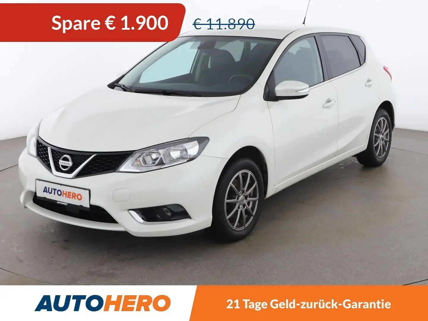 Nissan Pulsar 1.2 N-Connecta *NAVI*TEMPO*CAM*SHZ*KLIMAAUT* Blanc - 1