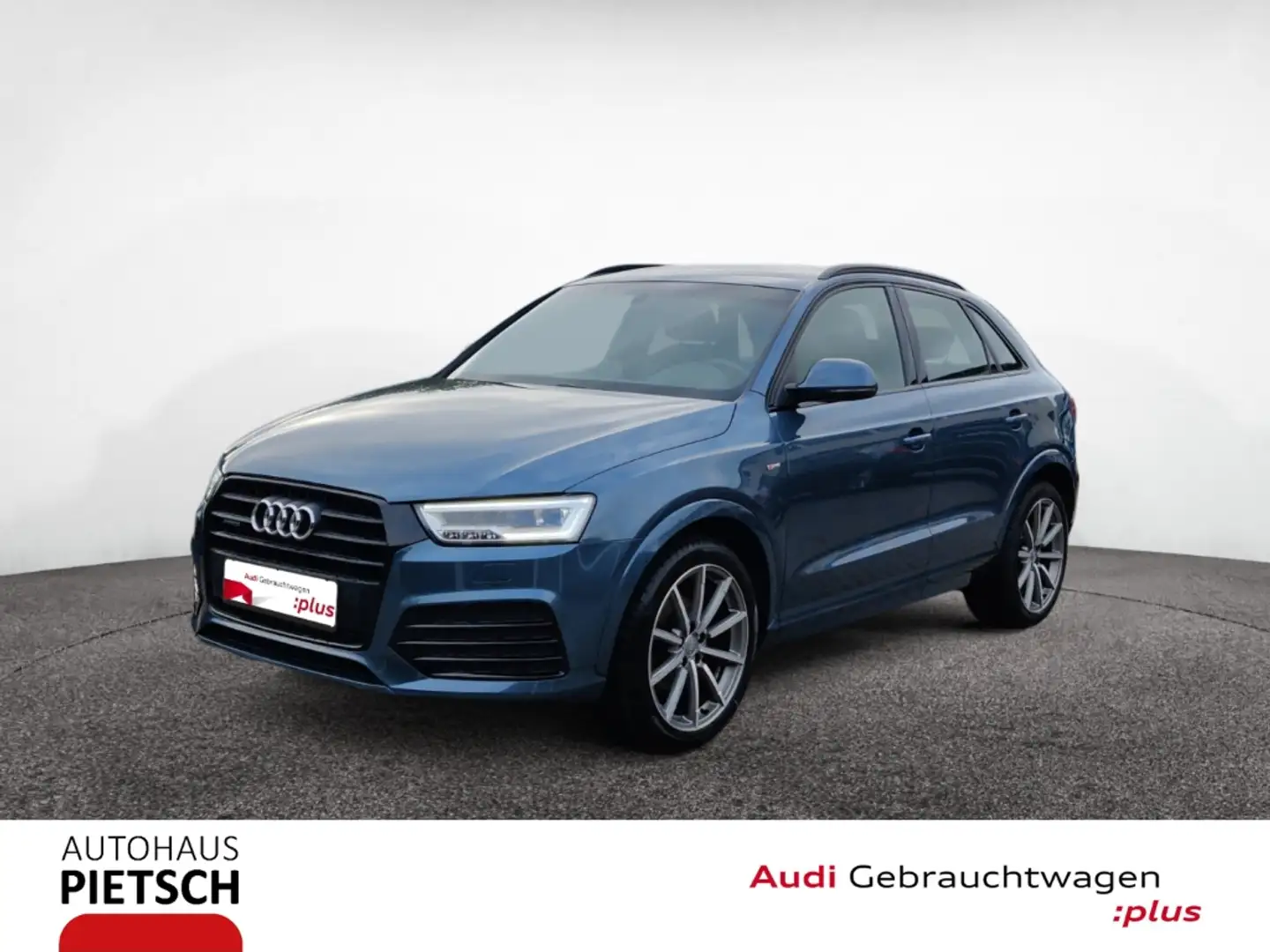 Audi Q3 S Line 2.0 TFSI quattro LM19 MMI-Plus Blau - 1