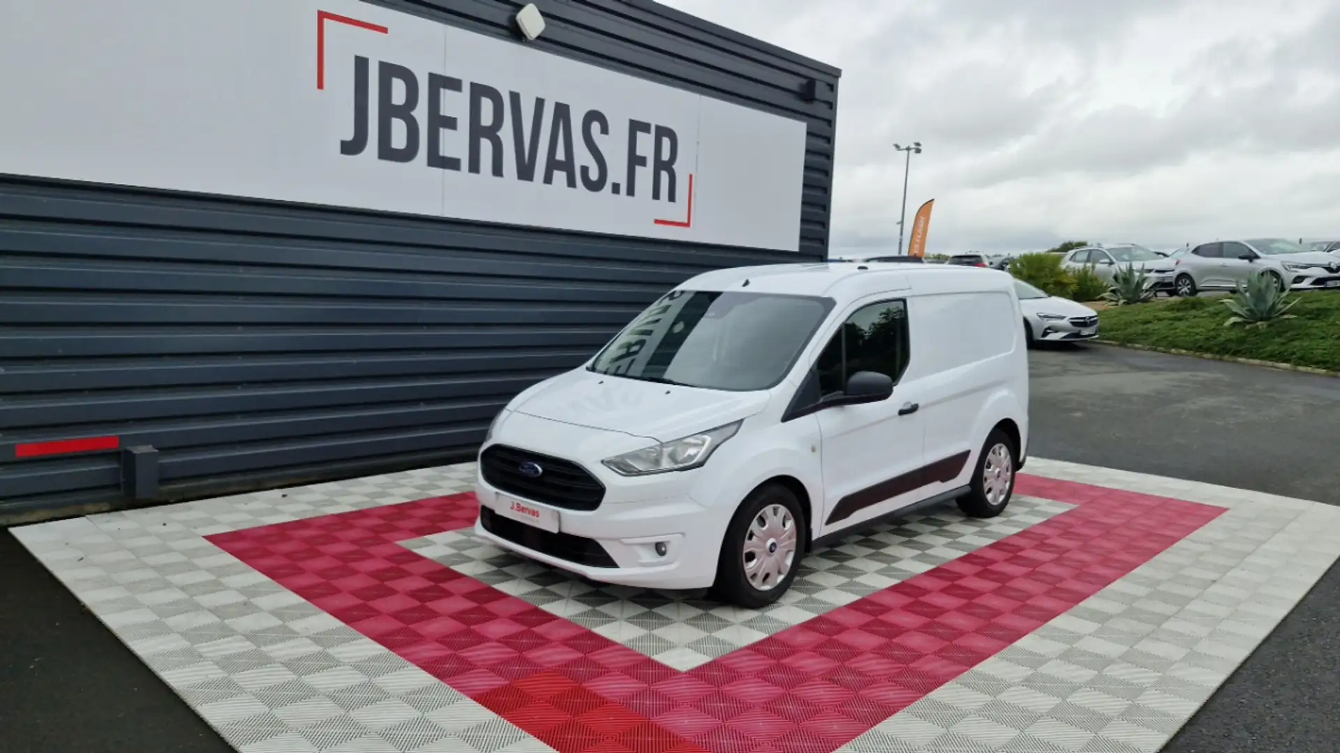 Ford Transit Connect L1 1.5 ECOBLUE 100 TREND BUSINESS NAV Blanc - 1