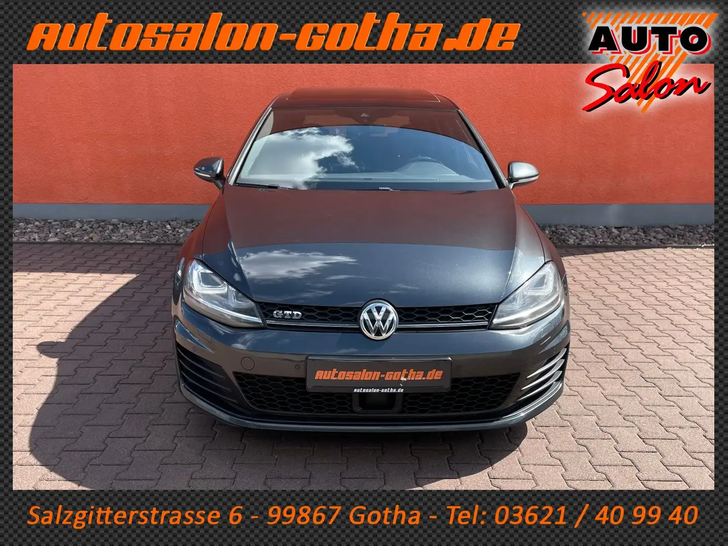 Volkswagen Golf VII GTD DSG SPORT&SOUND VW-SHEFT NAVI+APPS Gris - 2