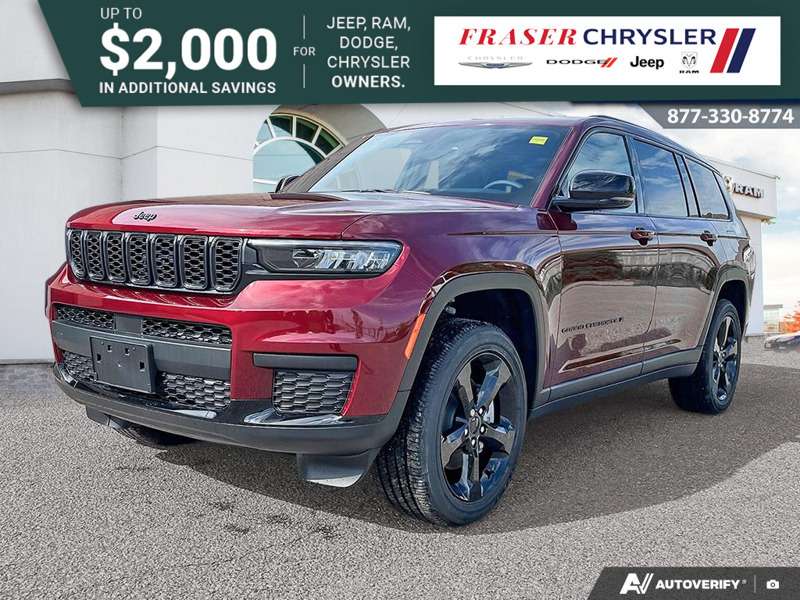 Red 2025 Jeep Grand Cherokee L SUV / Crossover Four-Wheel Drive 8-Speed Automatic