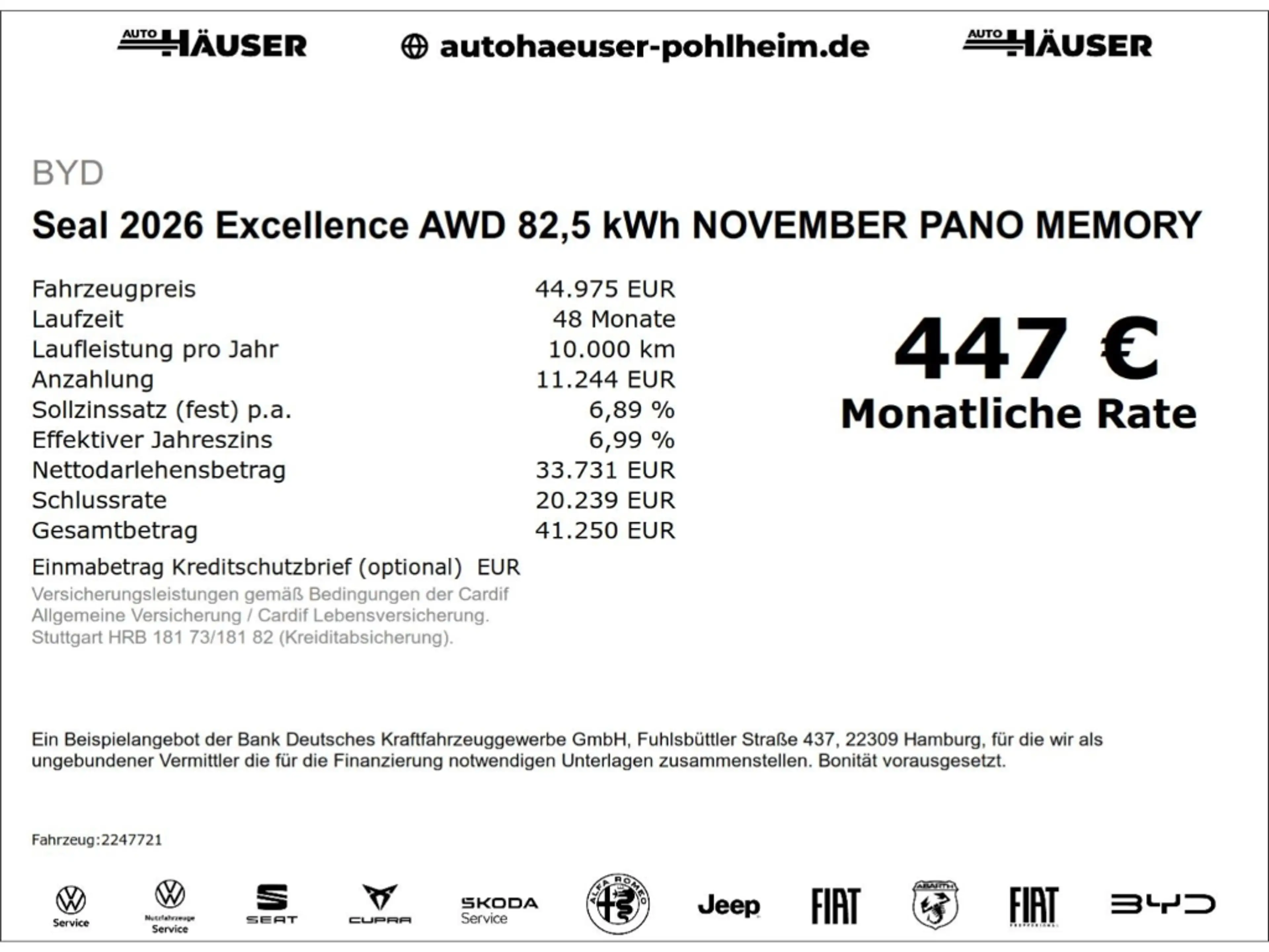 BYD Seal 2026 Excellence AWD 82,5 kWh NOVEMBER PANO MEMORY — photo 2