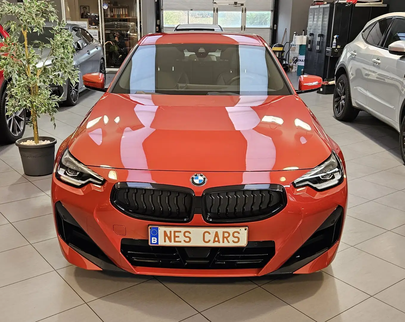 BMW 218 iA COUPE,PACK M ,AUTO,CUIR,GPS,LED,GARANTIE 3 ANS Rouge - 2