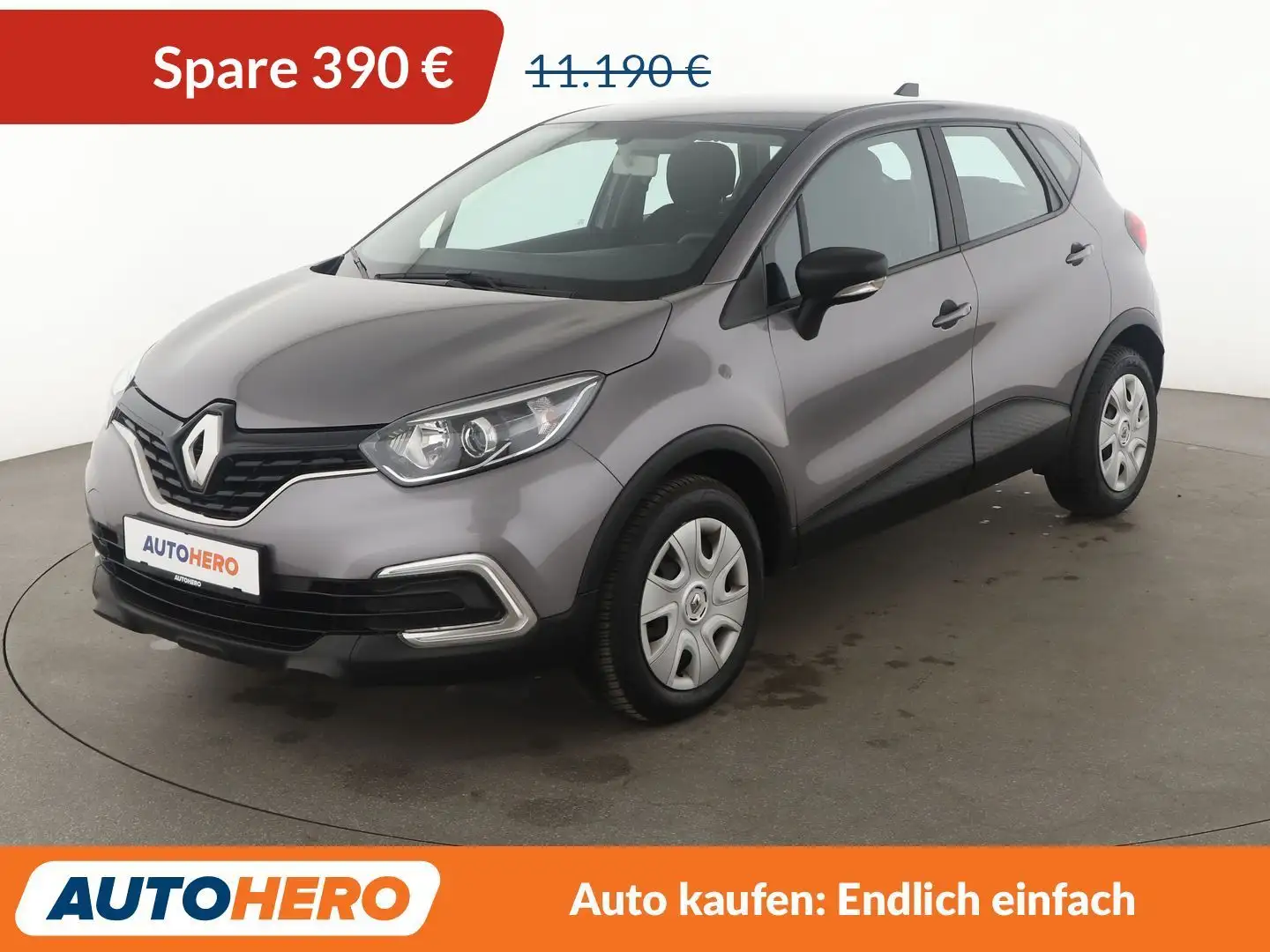 Renault Captur 0.9 Energy Life*SHZ*TEMPO*KLIMA*GARANTIE* Grau - 1