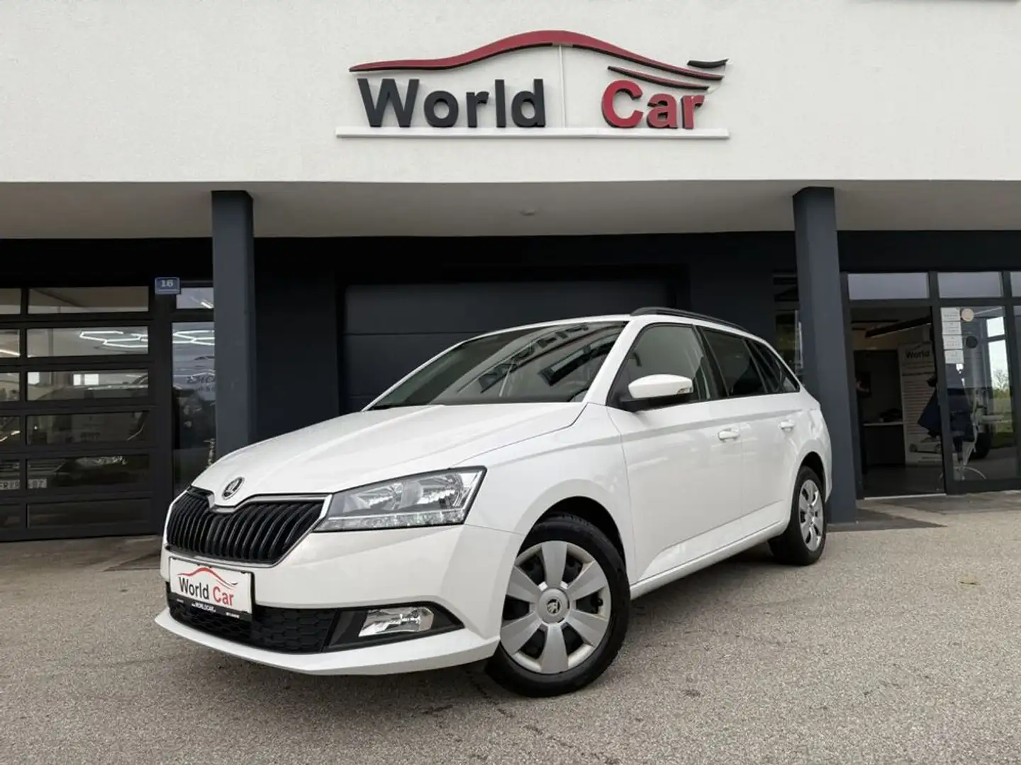 Skoda Fabia Combi Sitzheizung/Einparkhilfe Weiß - 1