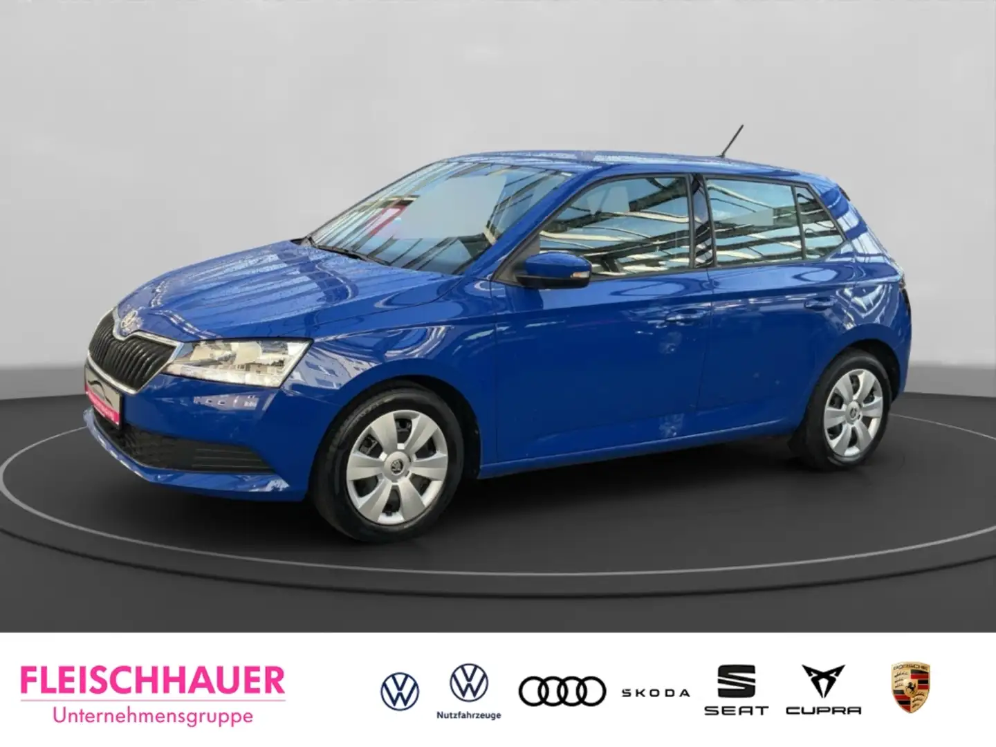 Skoda Fabia 1.0 Cool Plus SHZ PDC Klima el.SP Spieg. beheizbar Blau - 1