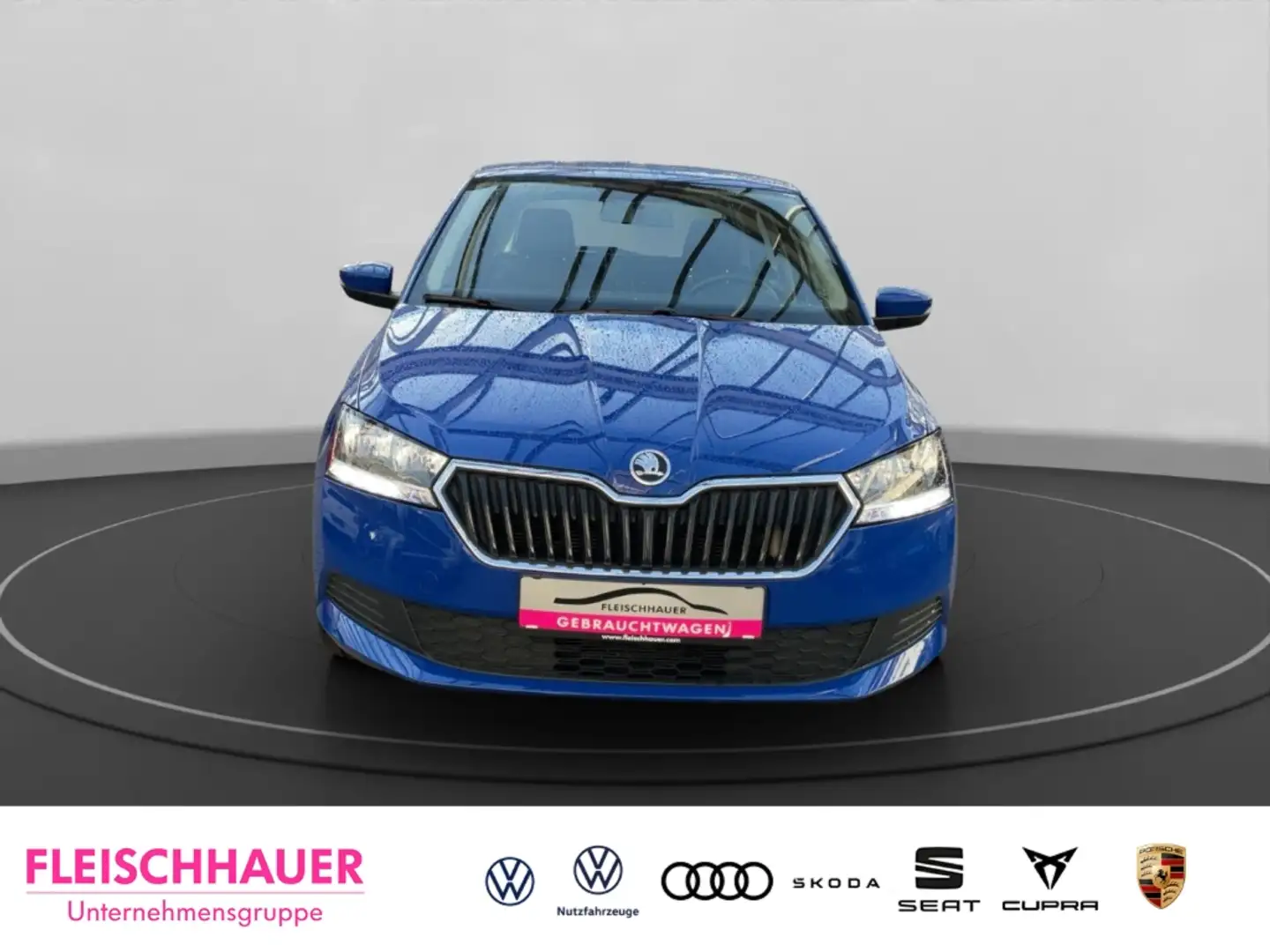 Skoda Fabia 1.0 Cool Plus SHZ PDC Klima el.SP Spieg. beheizbar Blau - 2