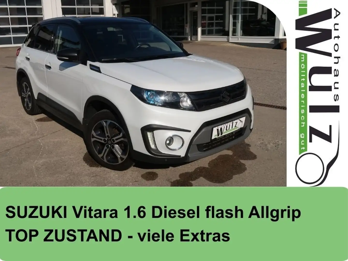 Suzuki Vitara Vitara 1,6 D 4WD Flash AHV.+Winterr.+Standh. Weiß - 1