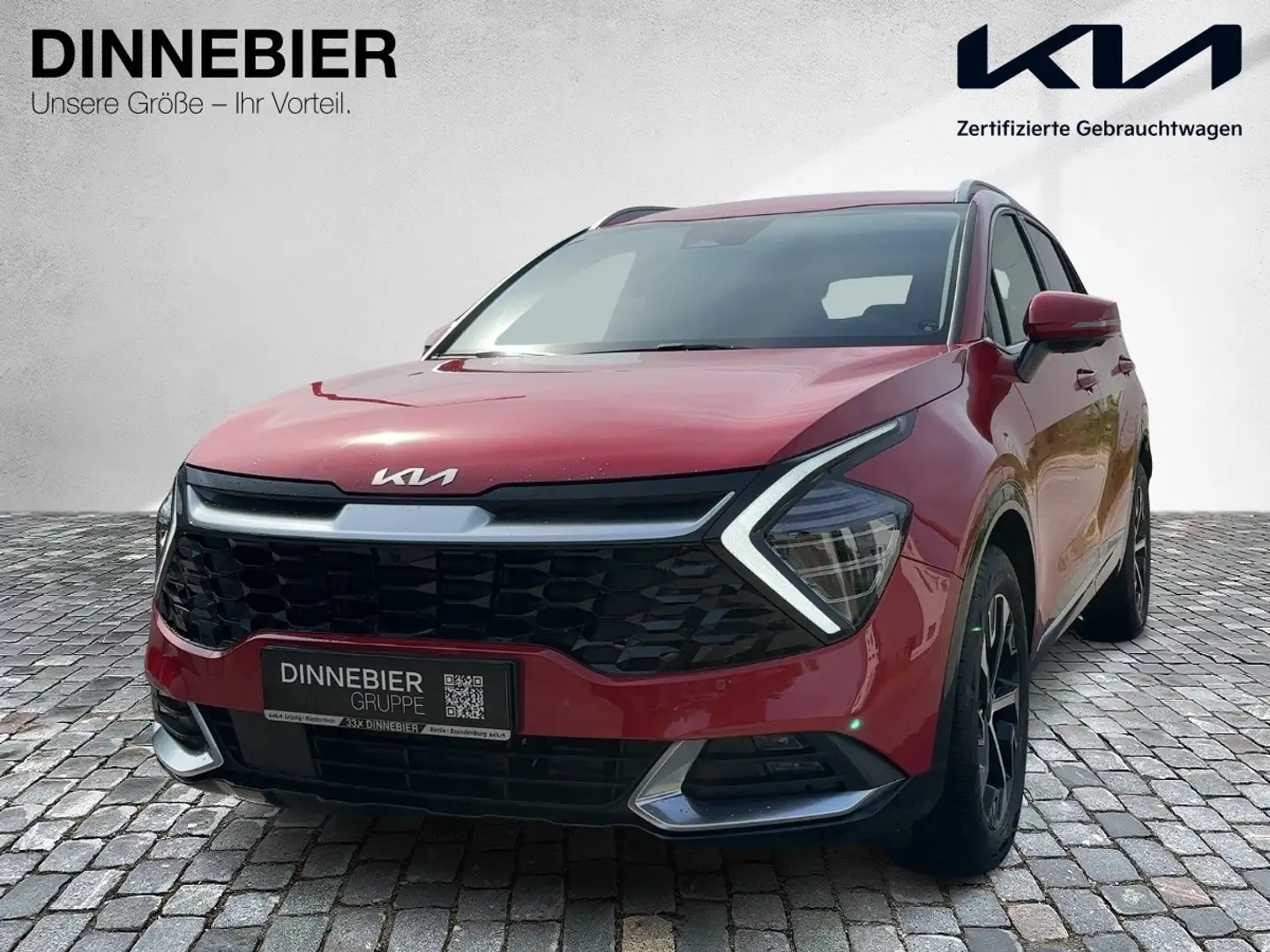 Kia Sportage Spirit HEV AWD+360°Kamera+LED+Navi Rood - 2