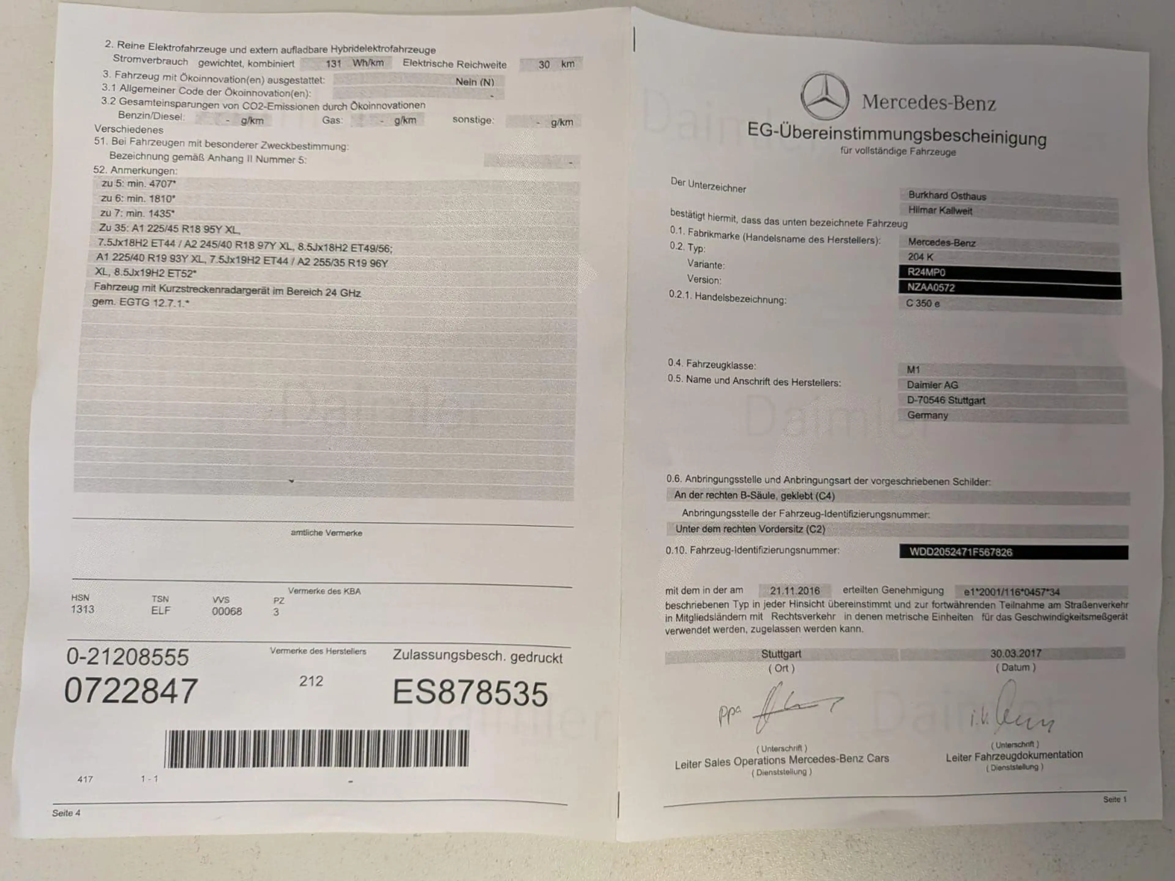 Mercedes-Benz C 350 C T-Modell C 350 e Hybrid Benzin Automatik — photo 6