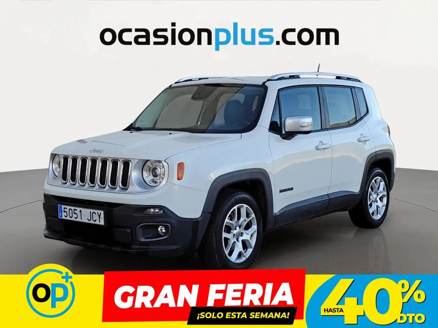 Jeep Renegade 1.6Mjt Limited 4x2 88kW Blanco - 1