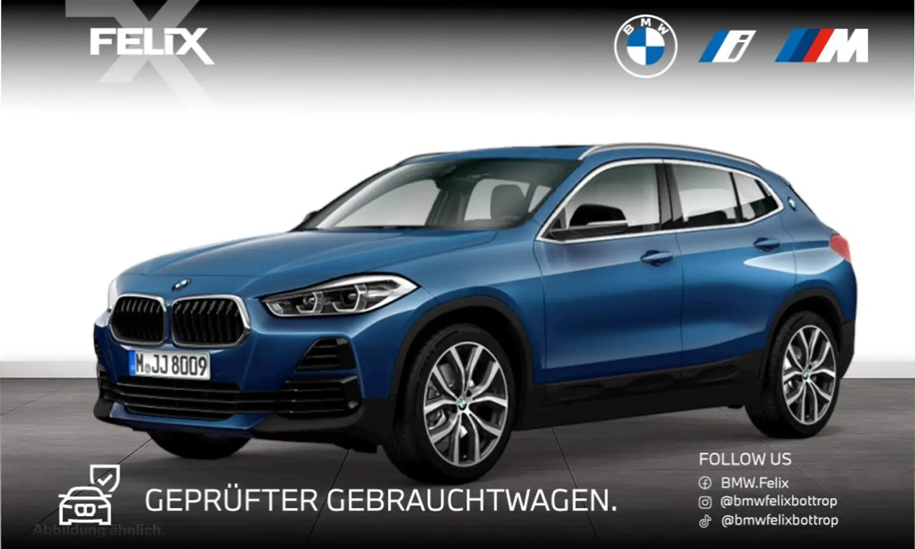BMW X2 sDrive20i Advantage Plus+19"ALU+AUTOMATIK(DKG)+LED Blau - 1