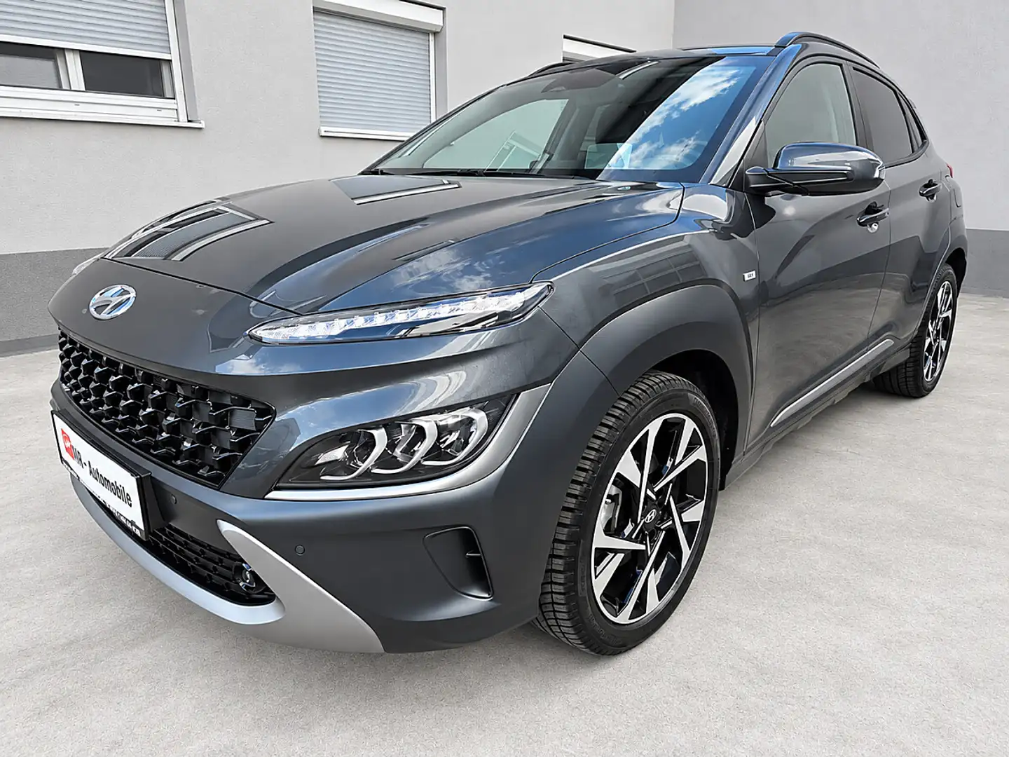Hyundai KONA Kona 1,6 CRDi 48V 4WD Prestige Line DCT Aut. Silber - 2