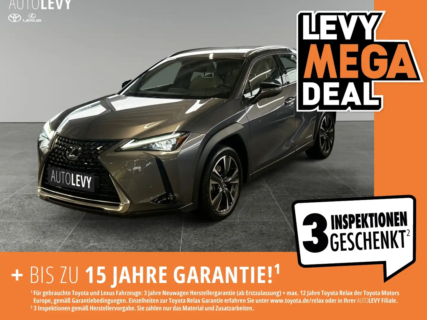 Lexus UX 250h Luxury Line +Kamera+Navi+SHZ+PDC+ Grau - 1