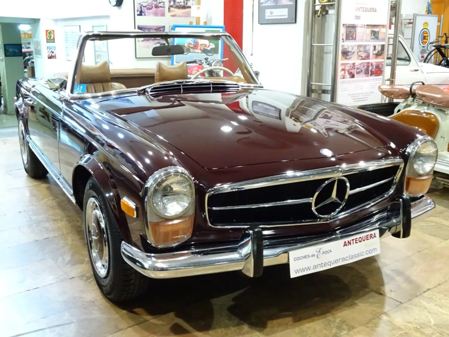 Mercedes-Benz SL 280 () Descapotable Automático de 2 Puertas Marrón - 1