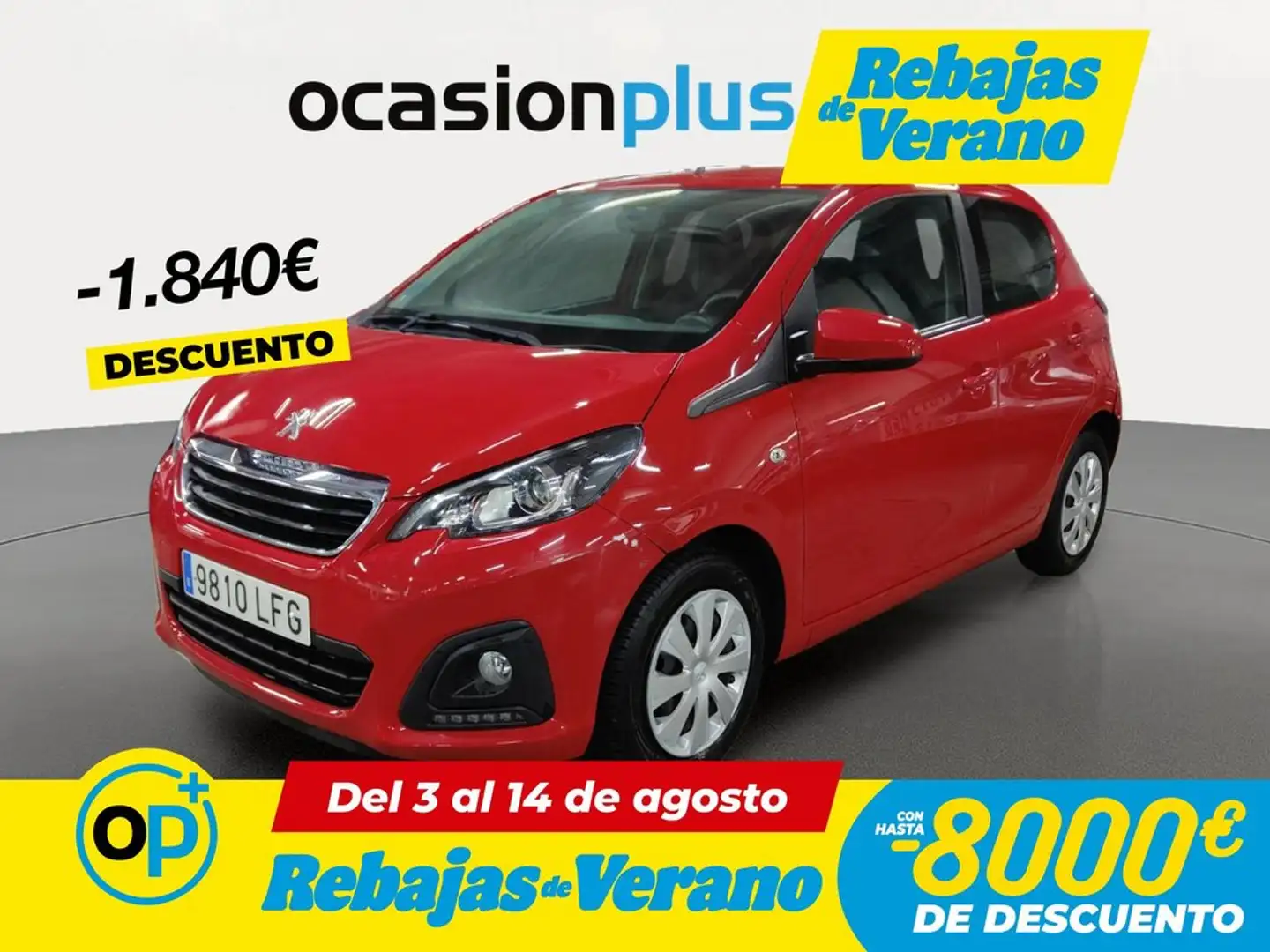 Peugeot 108 1.0 VTi S&S Active 72 Rojo - 1