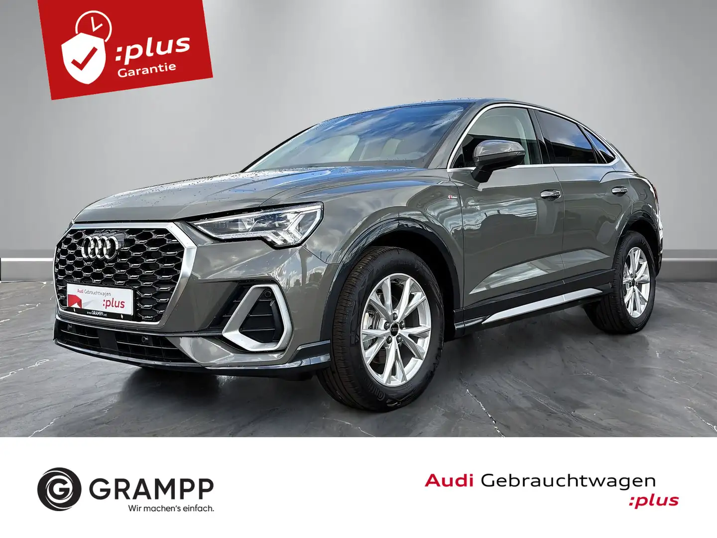 Audi Q3 S line 35 TFSI S-tronic +AHK+LED+AC Grau - 1