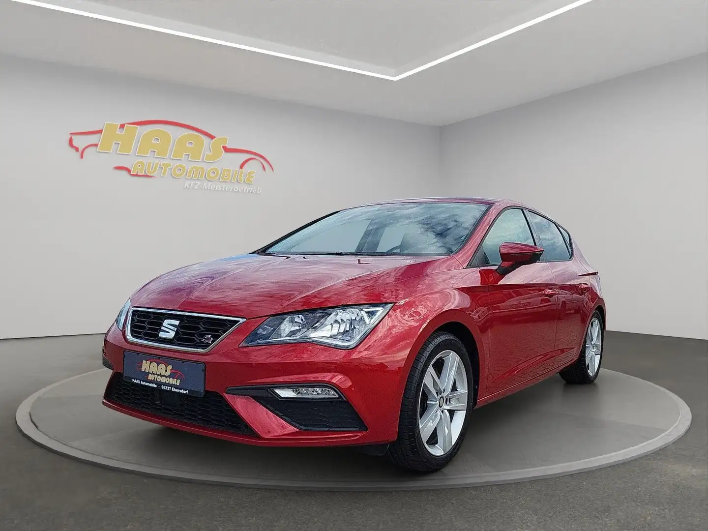 SEAT Leon 1.5 TSI 96kW FR *Tempomat*1.Hand*AHK* Rouge - 1