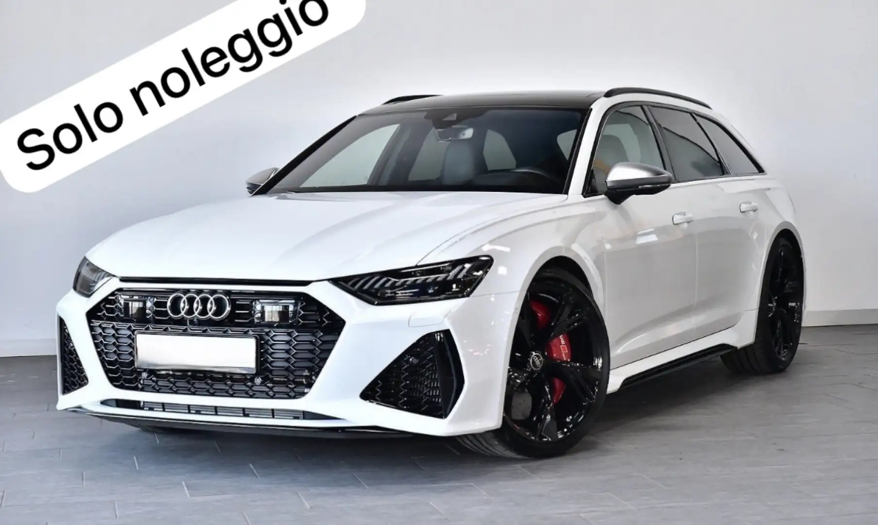 Audi RS6 ONLY RENT/SOLO NOLEGGIO bijela - 1