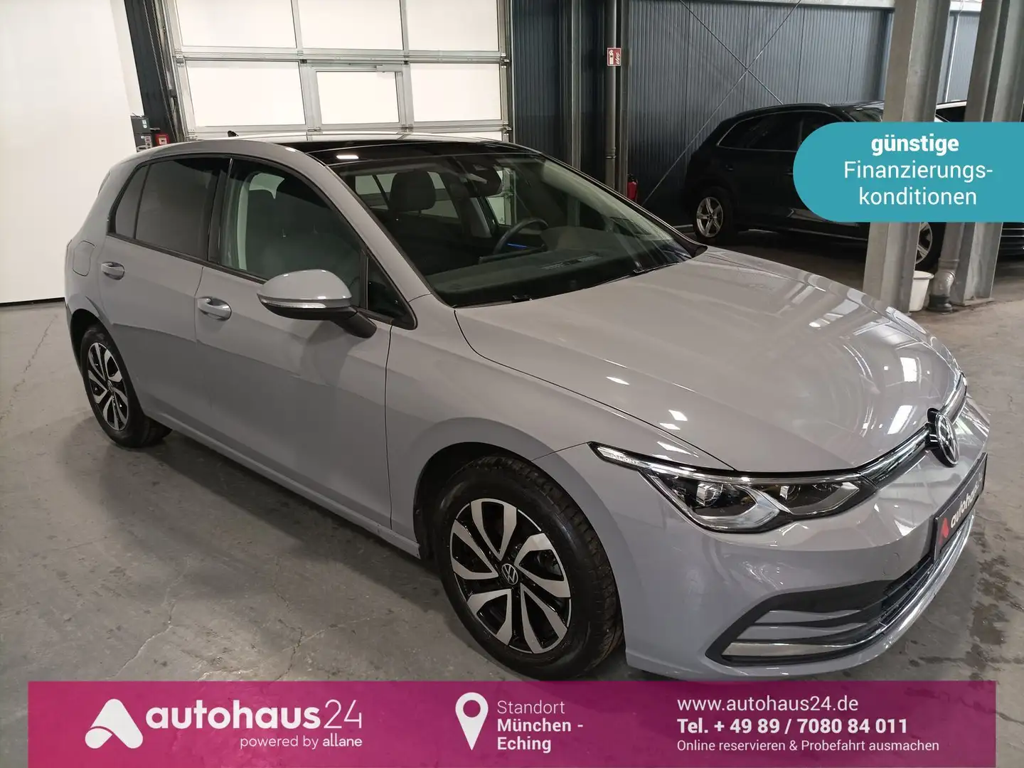 Volkswagen Golf VIII 2.0 TDI Active DSG|IQ.Light|ACC|Pano Grijs - 1