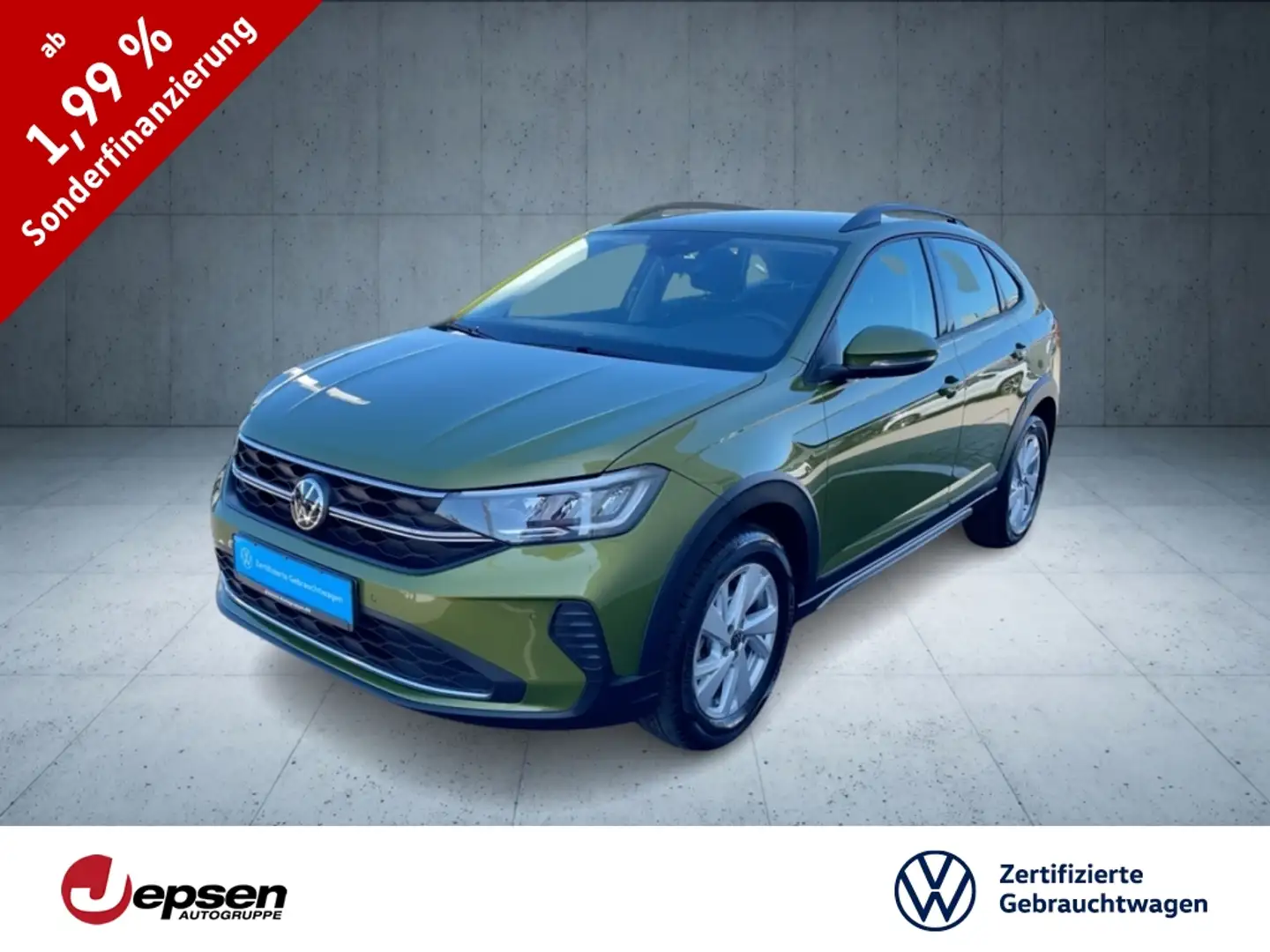 Volkswagen Taigo Life 1.0 TSI Navi+PDC+LM+LED+MFLenkrad Grün - 1