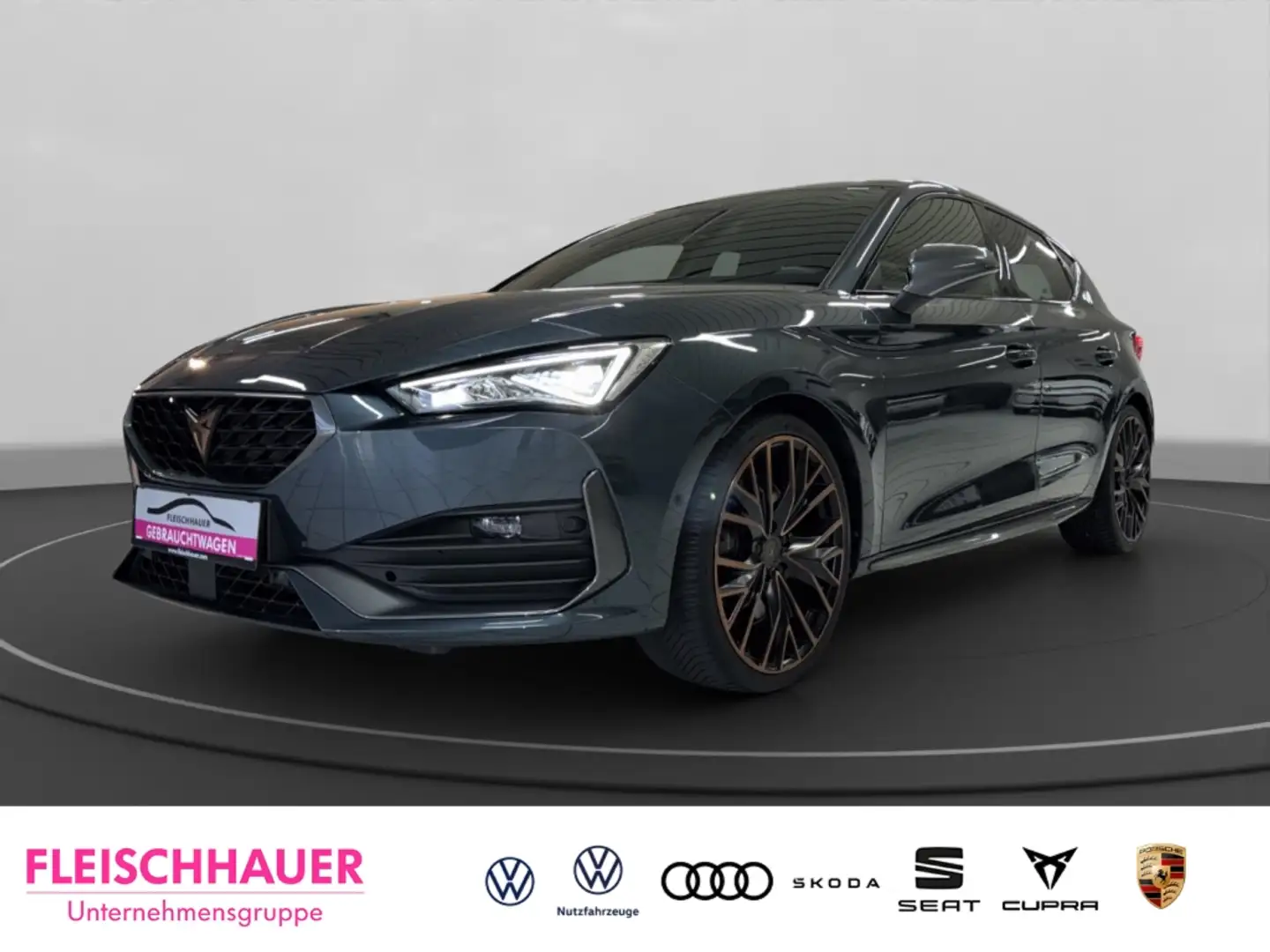 CUPRA Leon VZ 2,0 TSI LED+NAVI+ACC+RFK+SHZ+DC+DYNAMIK-PAKET+D Grau - 1