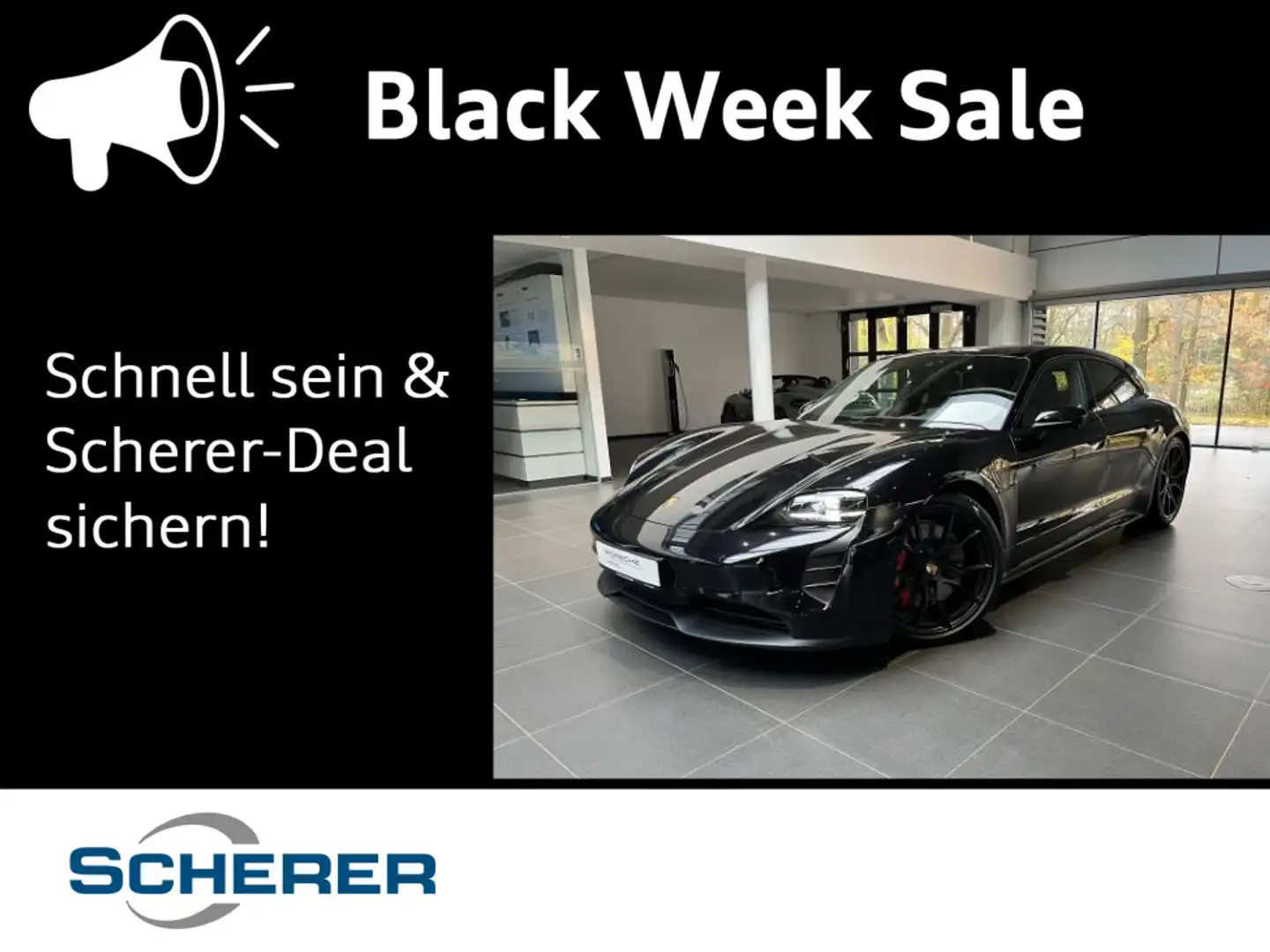 Porsche Taycan GTS Sport Turismo Schwarz - 1