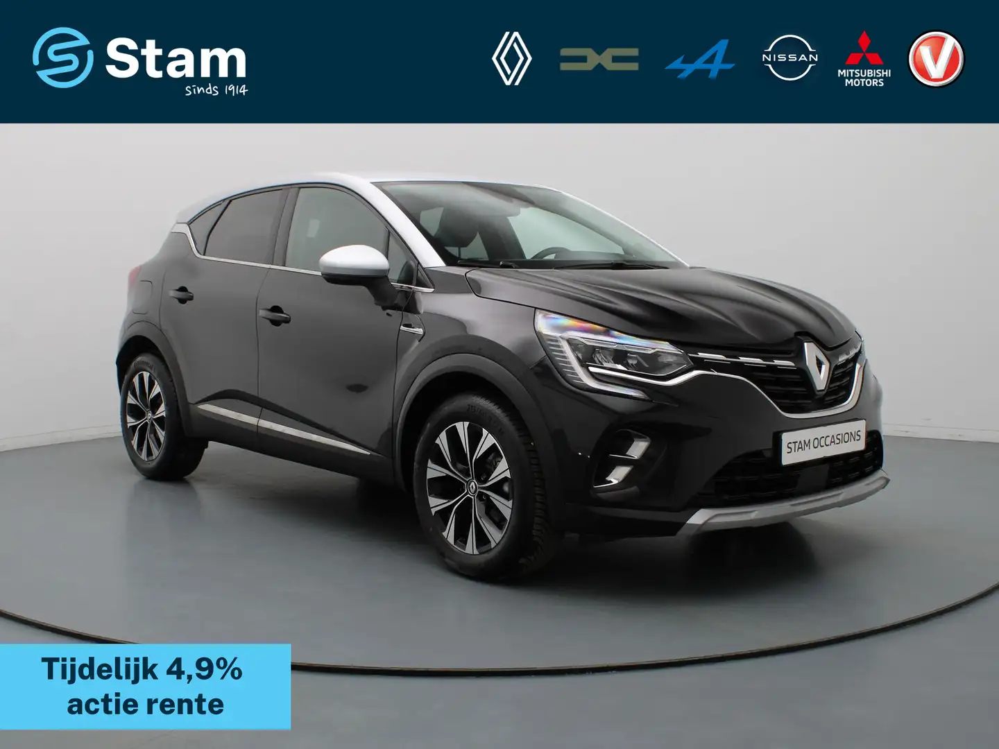 Renault Captur TCe 90pk techno Camera | Climate | Navi | Parksens Schwarz - 1