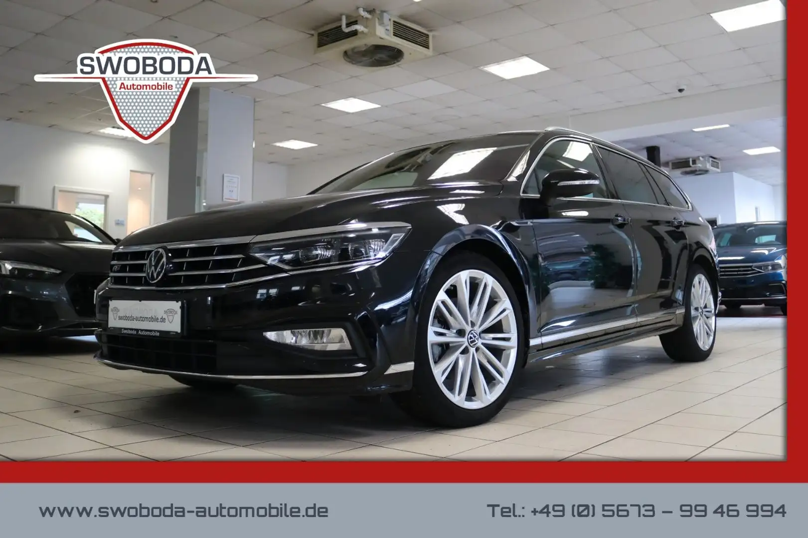 Volkswagen Passat Variant Passat 2x R-Line DCC AHK Pano Matrix Kamera Noir - 1