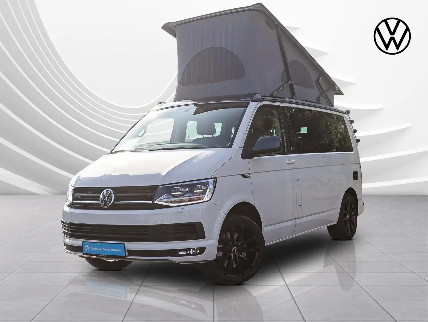 Volkswagen T6 California Coast 2.0 TDI KR 4M DSG Navi LED S Weiß - 2