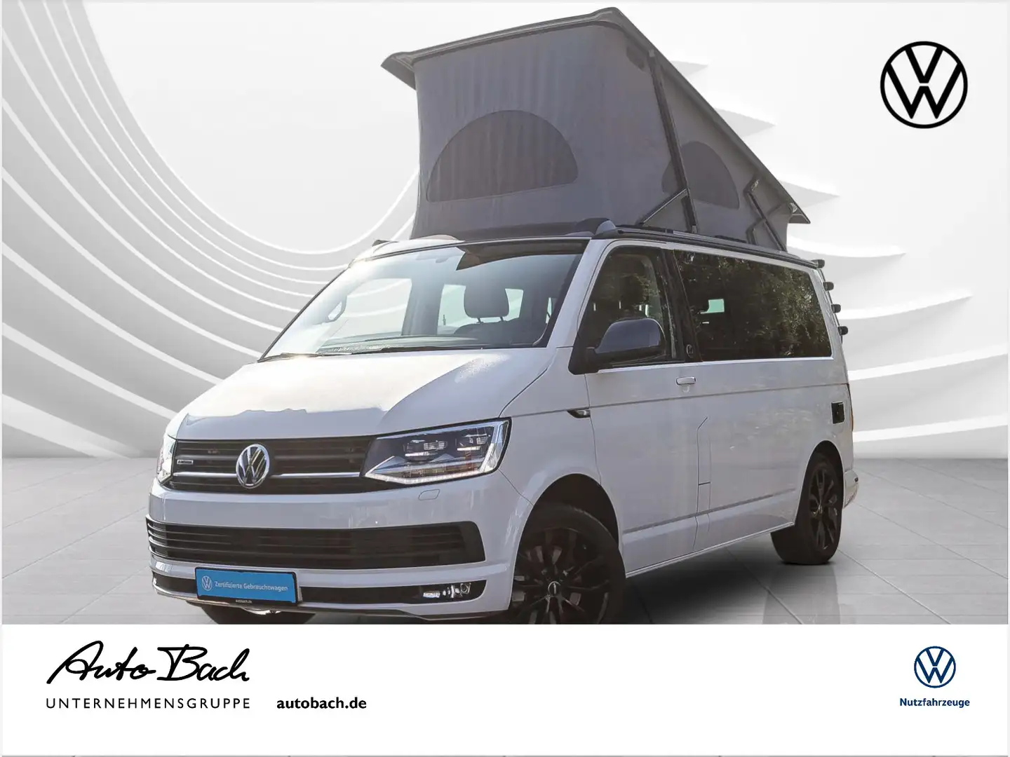 Volkswagen T6 California Coast 2.0 TDI KR 4M DSG Navi LED S Alb - 1