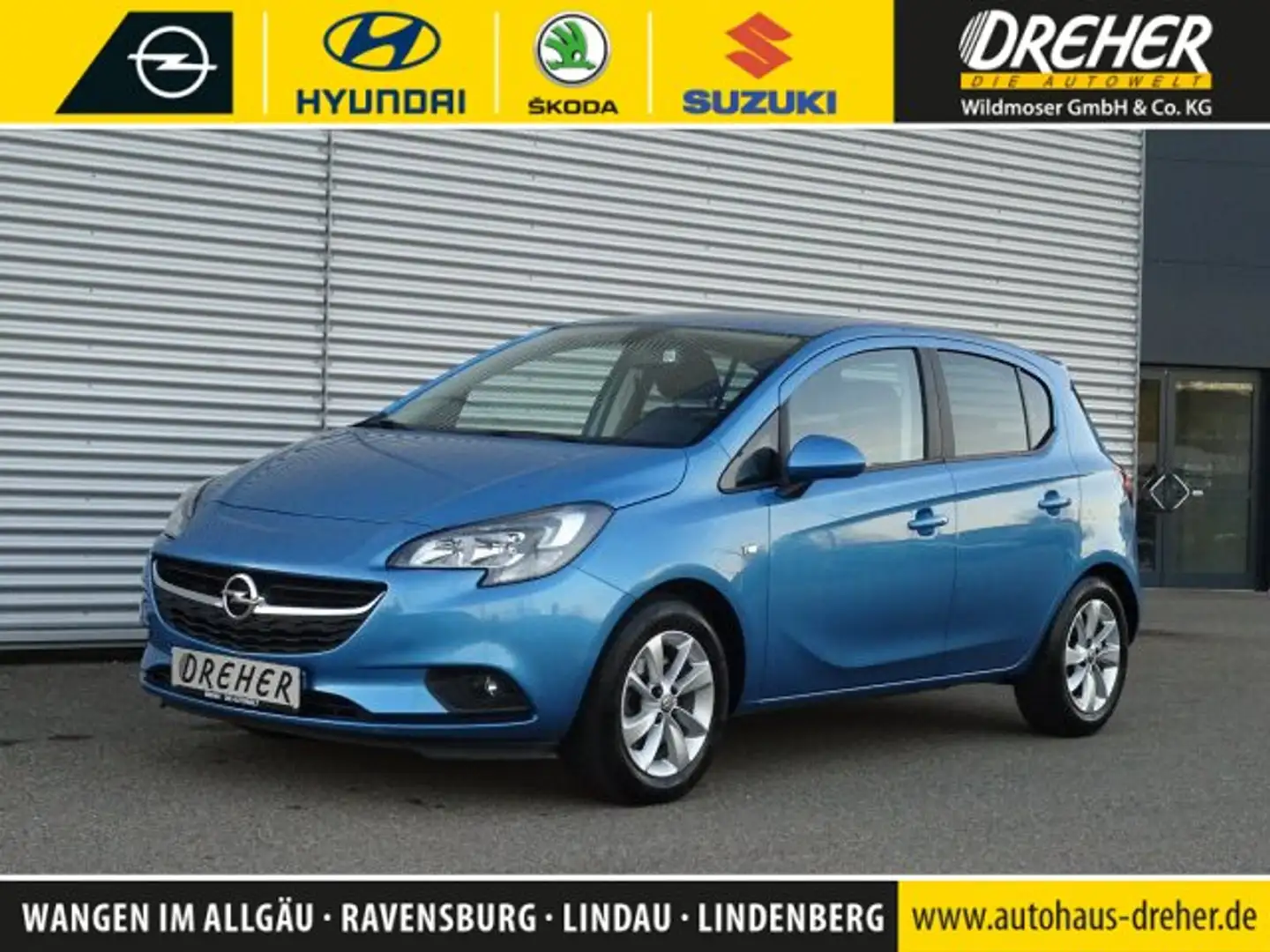 Opel Corsa Corsa 1.4 Turbo ON Klima/Sitzhzg./LM/Bluetooth BC Blau - 1