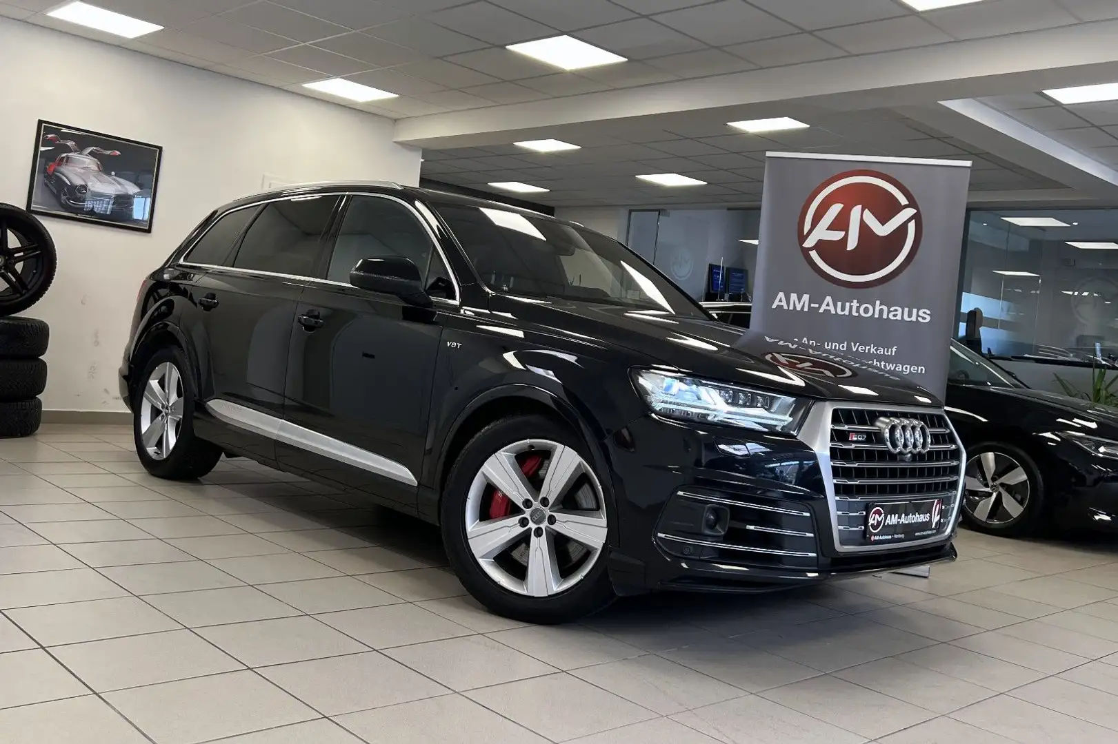 Audi SQ7 4.0TDI *PanSD*AHK*ACC*Fond-DVD*B&O*StdHzg* Schwarz - 1