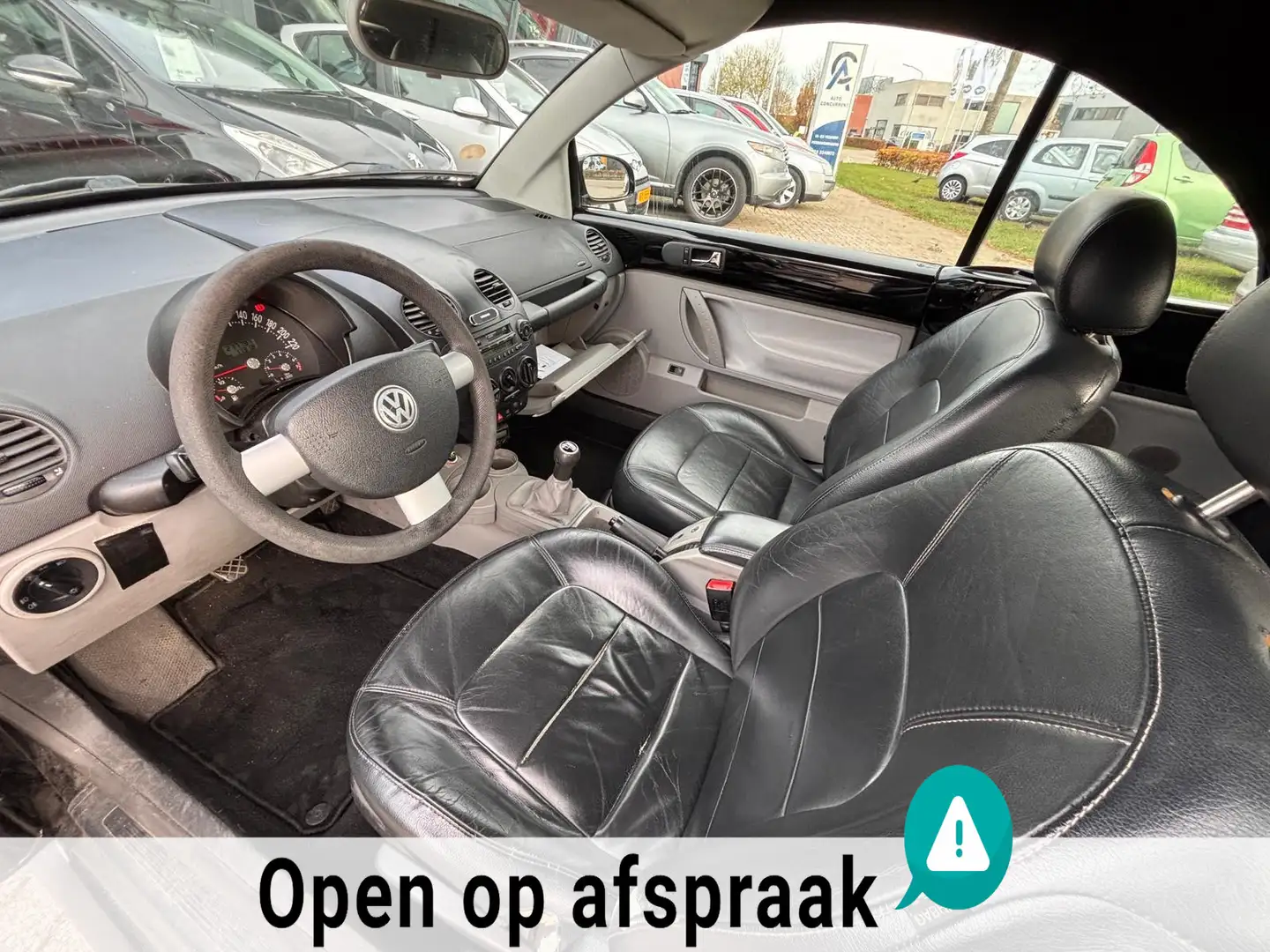 Volkswagen New Beetle Cabriolet 2.0 Highline, Inruilkoopje met wat werk. Schwarz - 2