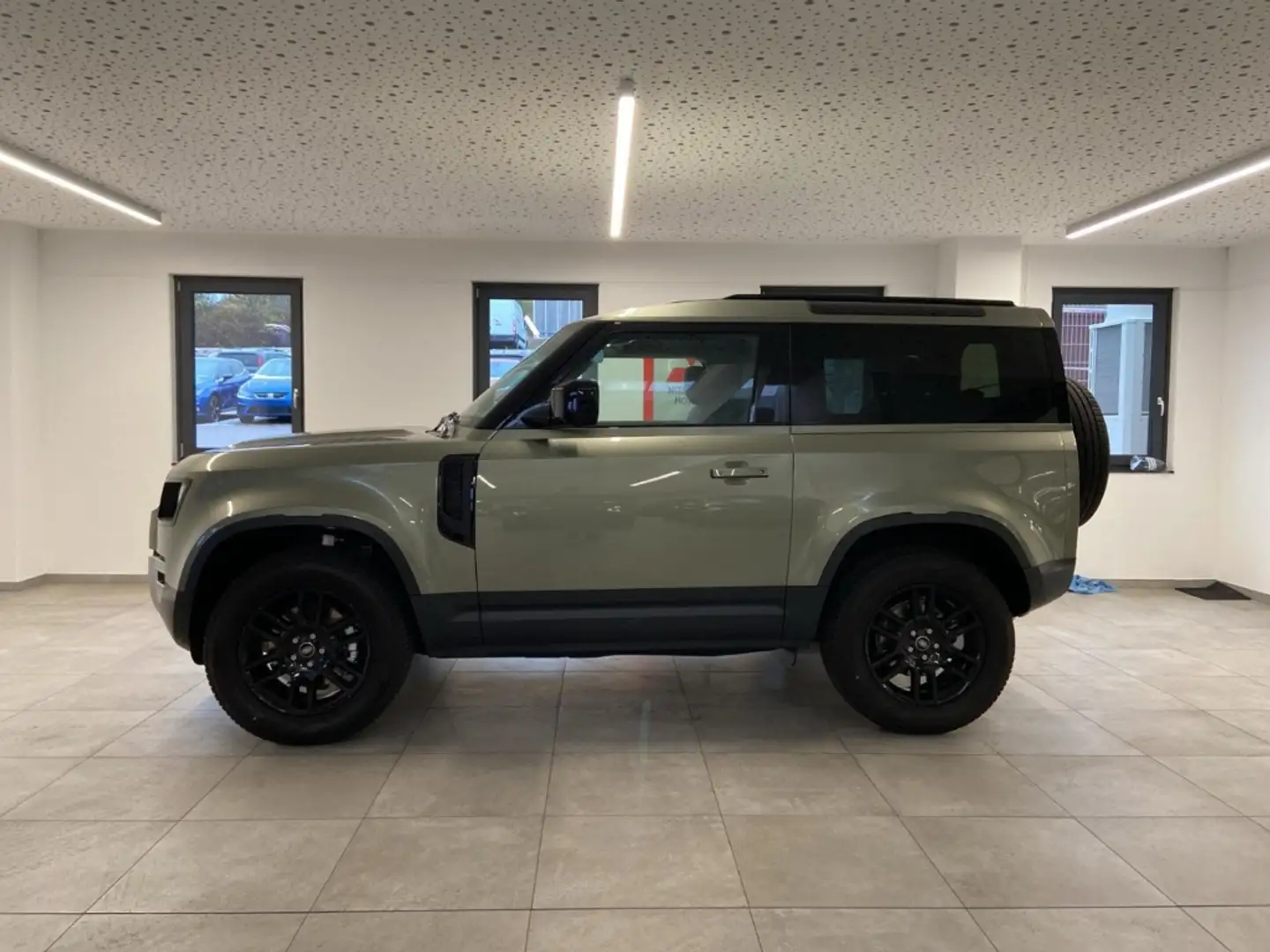 Land Rover Defender 90 D250 4WD AHK Adap.Temp. Kamera360 Zöld - 2