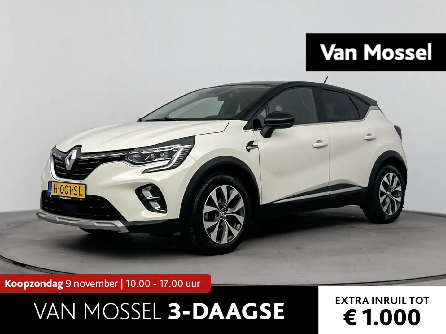 Renault Captur 1.3 TCe Intens 130PK | Automaat | Trekhaak | Navig Blanc - 1