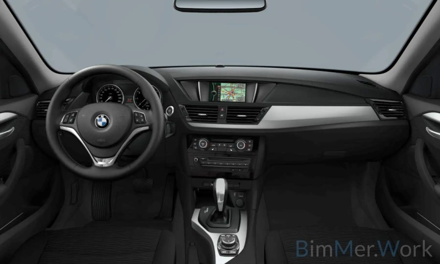 BMW X1 sDrive18i PDC Xenon NaviBusiness KlimaAut LM Schwarz - 2