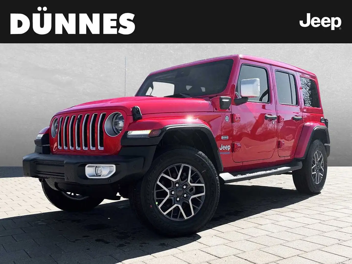 Jeep Wrangler Sahara 2.0 PHEV Softtop AWD Automatik Rot - 1