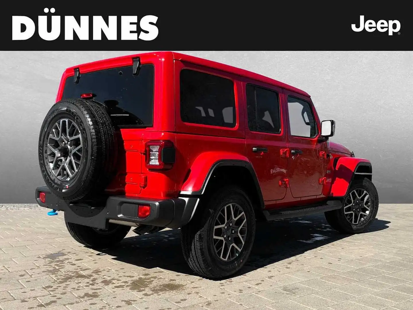 Jeep Wrangler Sahara 2.0 PHEV Softtop AWD Automatik Rot - 2