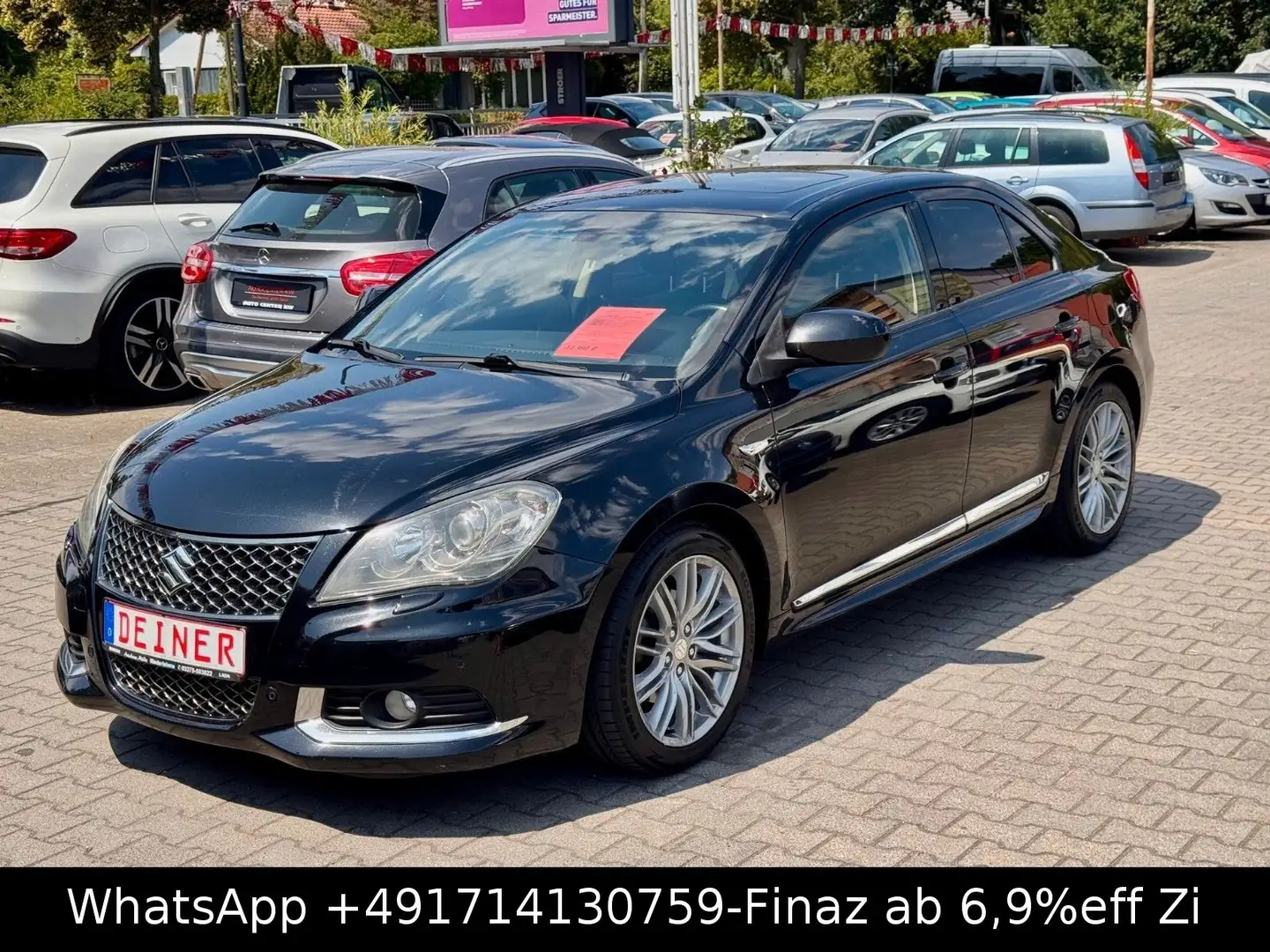 Suzuki Kizashi Sport 4x4-AUTO-KLIMA-LEDER-PDC-SHZ-XENON Schwarz - 1